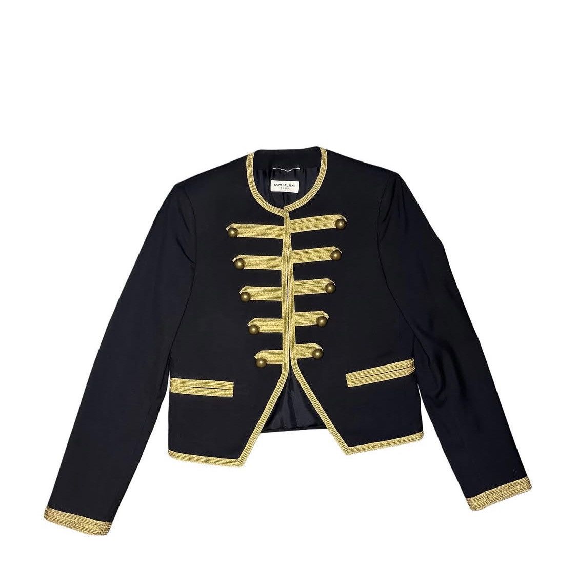 Saint Laurent Paris SS15 Saint Laurent Psych Rock Napoleon/General Wool Jacket Size US M / EU 48-50 / 2 - 1 Thumbnail