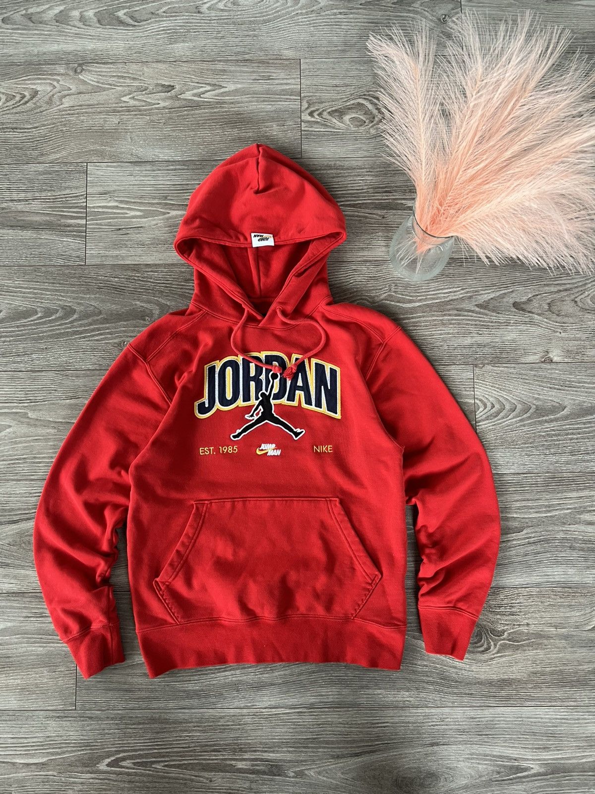 Jordan Brand × Nike ‼️Nike Air Jordan Jump Man Big Logo Hoodie Size US S / EU 44-46 / 1 - 4 Thumbnail