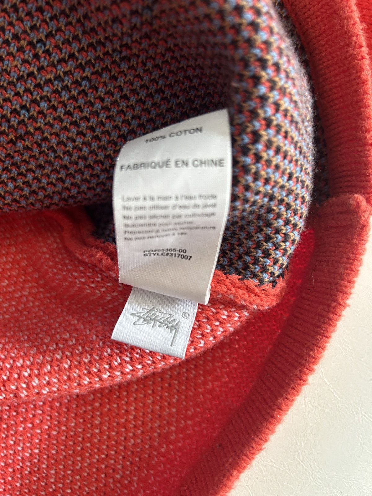 Bob Marley × Stussy Stussy Bob Marley crewneck sweater red knitted Size US L / EU 52-54 / 3 - 4 Thumbnail