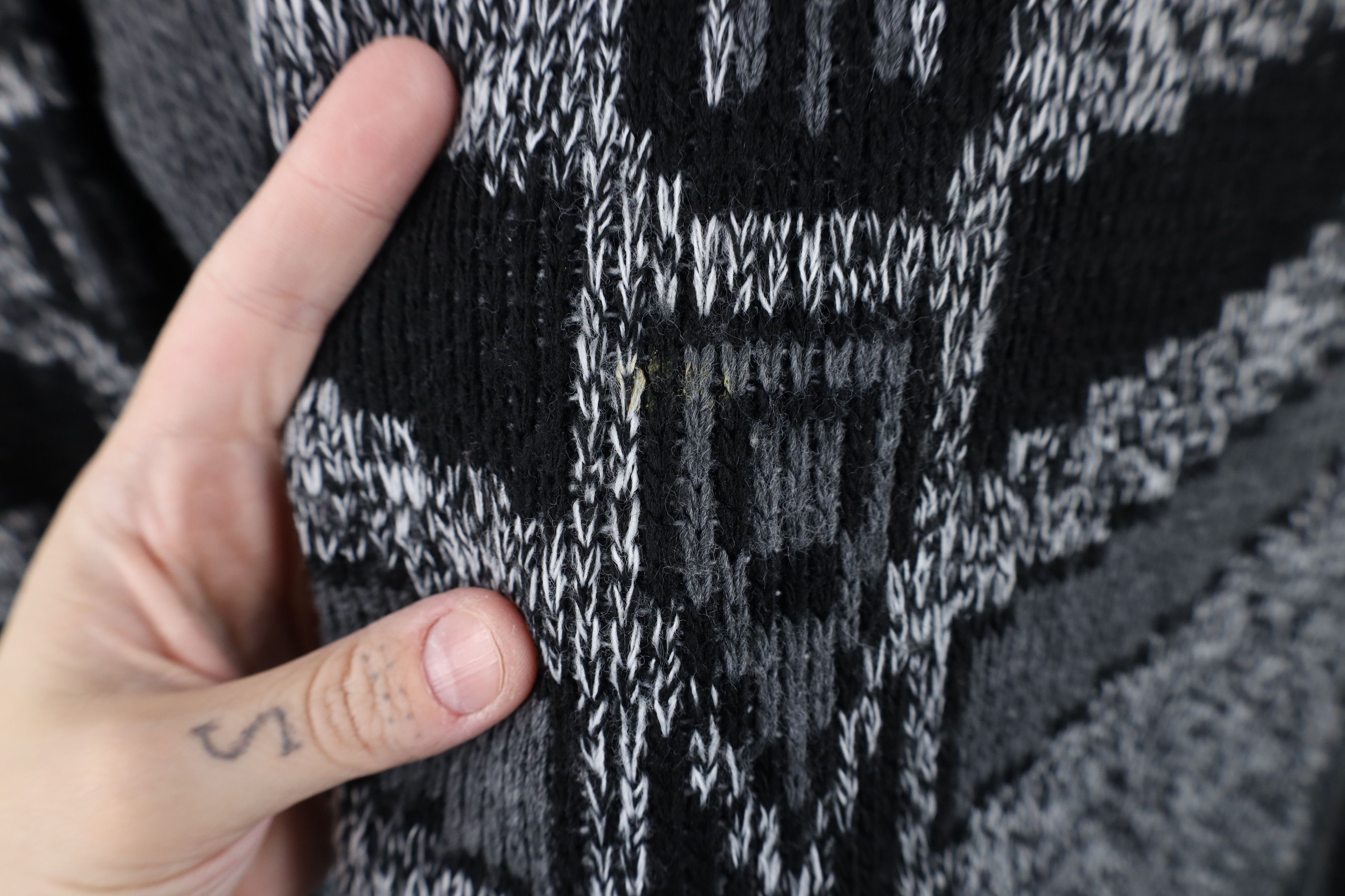 Vintage Vintage 90s Streetwear Chunky Ribbed Knit Crewneck Sweater Size US M / EU 48-50 / 2 - 4 Thumbnail