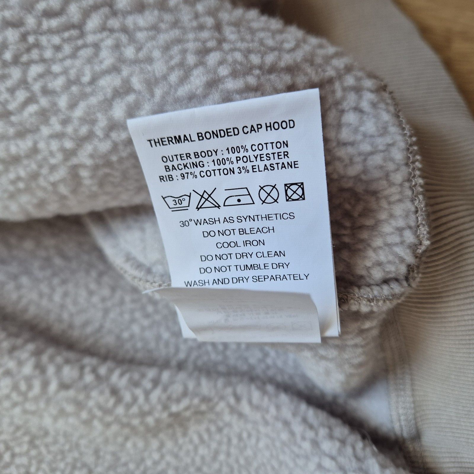Palace Palace Therma Fleece Bonded Cap Hood Jacket GreyNew FW23 Size US XL / EU 56 / 4 - 6 Thumbnail