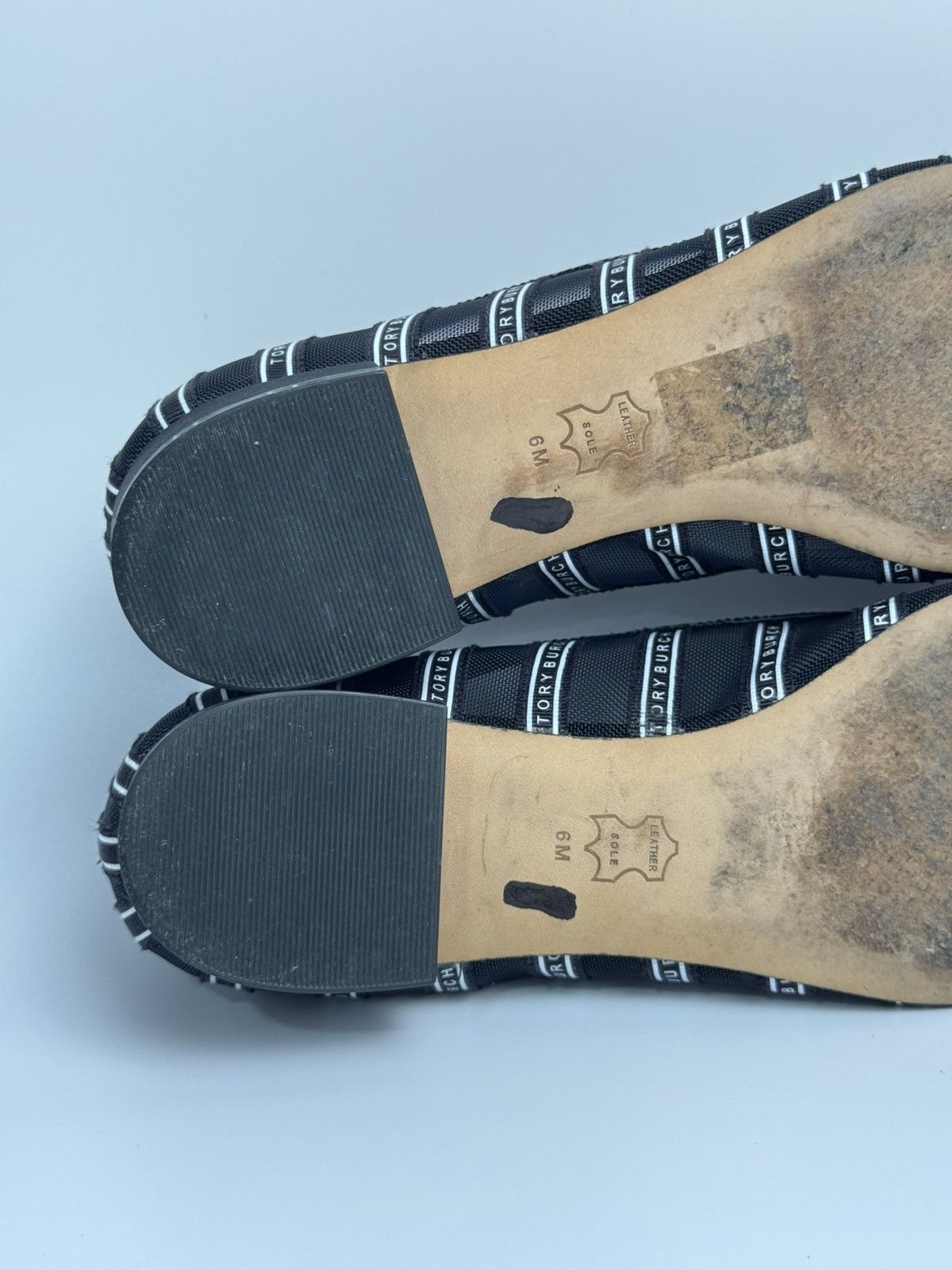 Tory Burch Tory Burch Penelope 20mm Mesh Flats Pointed Toe Logo🖤 Size US 6 / IT 36 - 17 Thumbnail