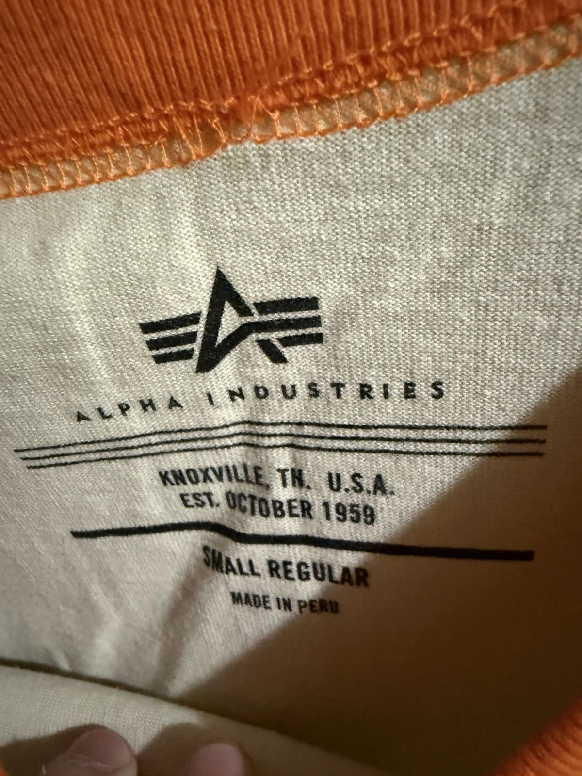 Alpha Industries Playboy x Alpha Industries Ringer Tee Size US S / EU 44-46 / 1 - 5 Thumbnail