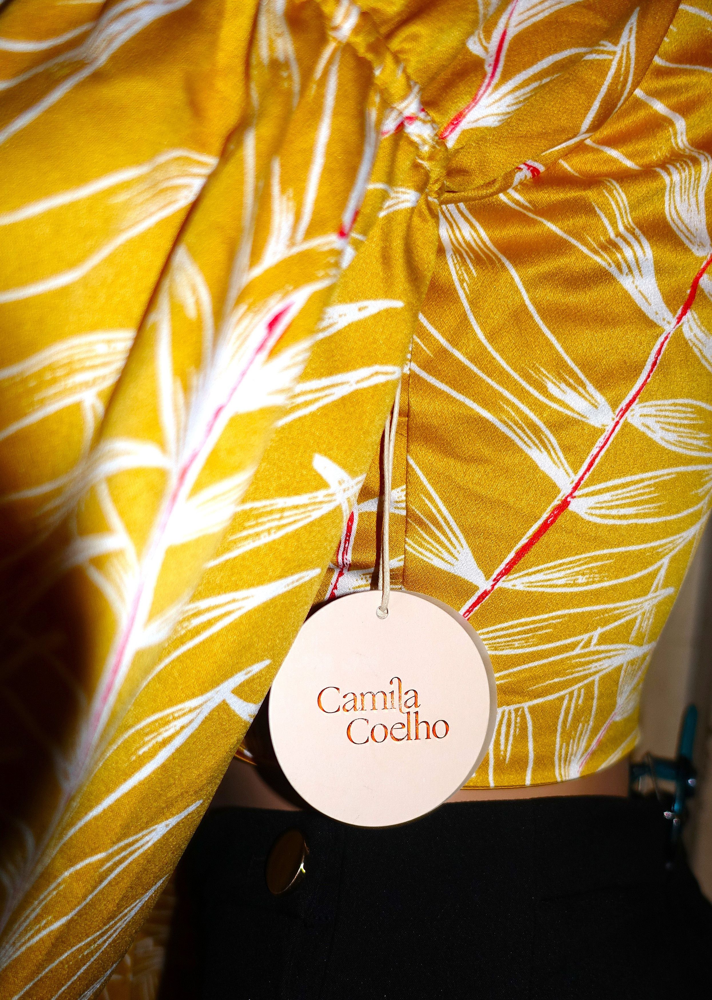 Camila Coelho Camila Coelho Gold Marcia Cropped Top S NWT Size S / US 4 / IT 40 - 3 Thumbnail