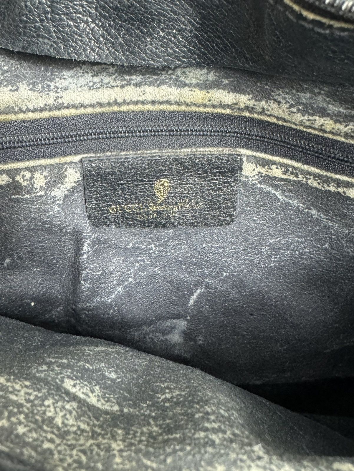 Gucci × Vintage Vintage Gucci Sherry Line Monogram Navy Shoulder Bag Size ONE SIZE - 10 Thumbnail