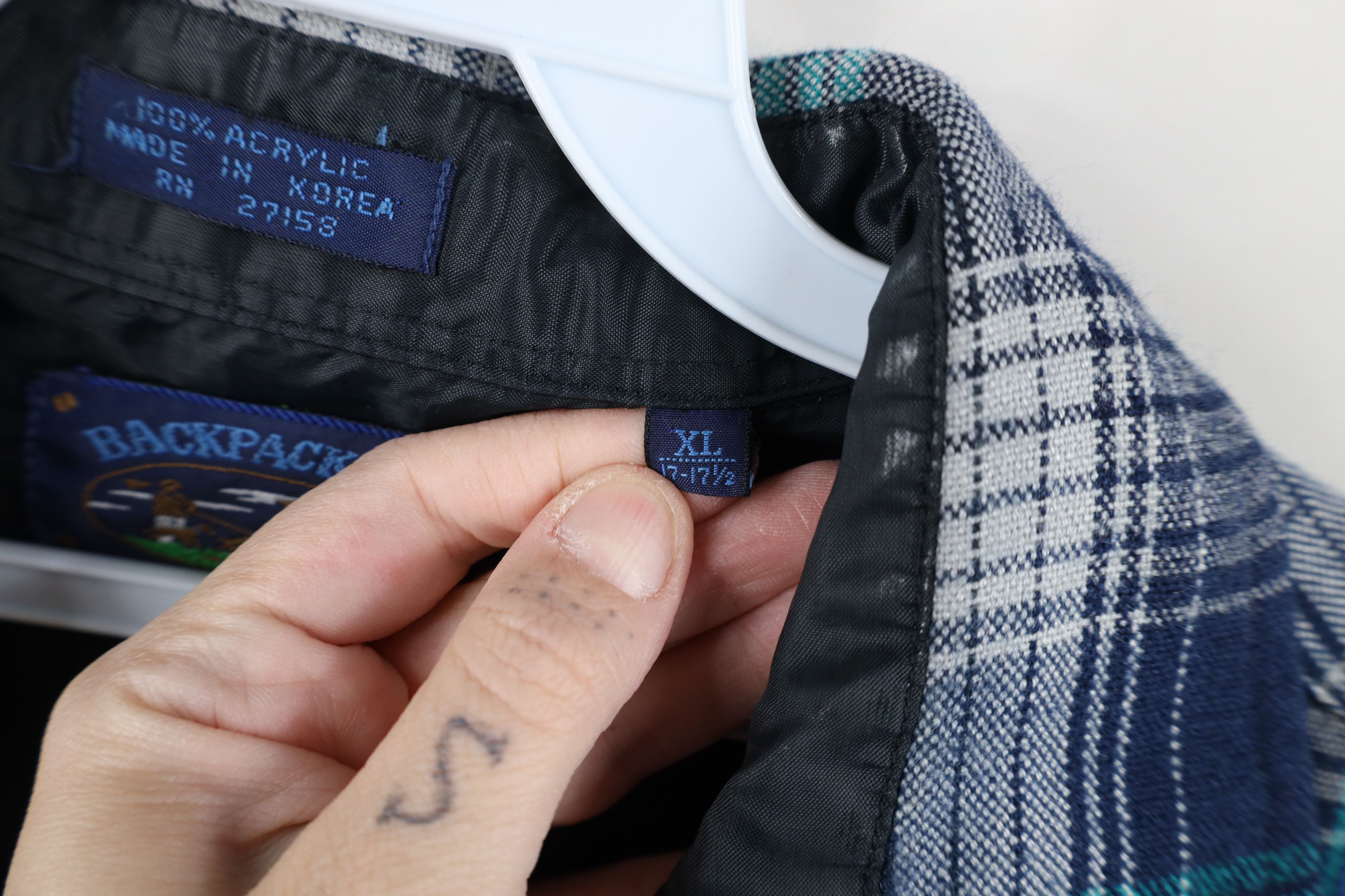 Vintage Vintage 80s 90s Streetwear Double Pocket Button Shirt Plaid Size US XL / EU 56 / 4 - 10 Thumbnail