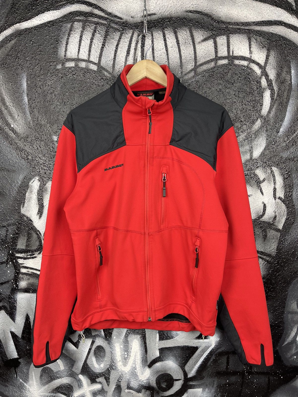 Mammut Mammut Outdoor Red Full Zip Windstoper Jacket Men’s Size Large Size US L / EU 52-54 / 3 - 3 Thumbnail