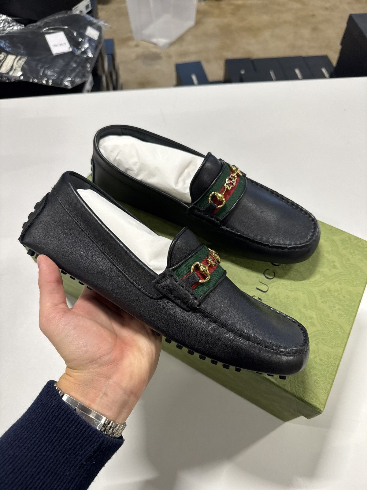 Gucci Gucci Signature GG Leather Loafer NEW 1000$ Size US 7.5 / EU 40-41 - 3 Thumbnail