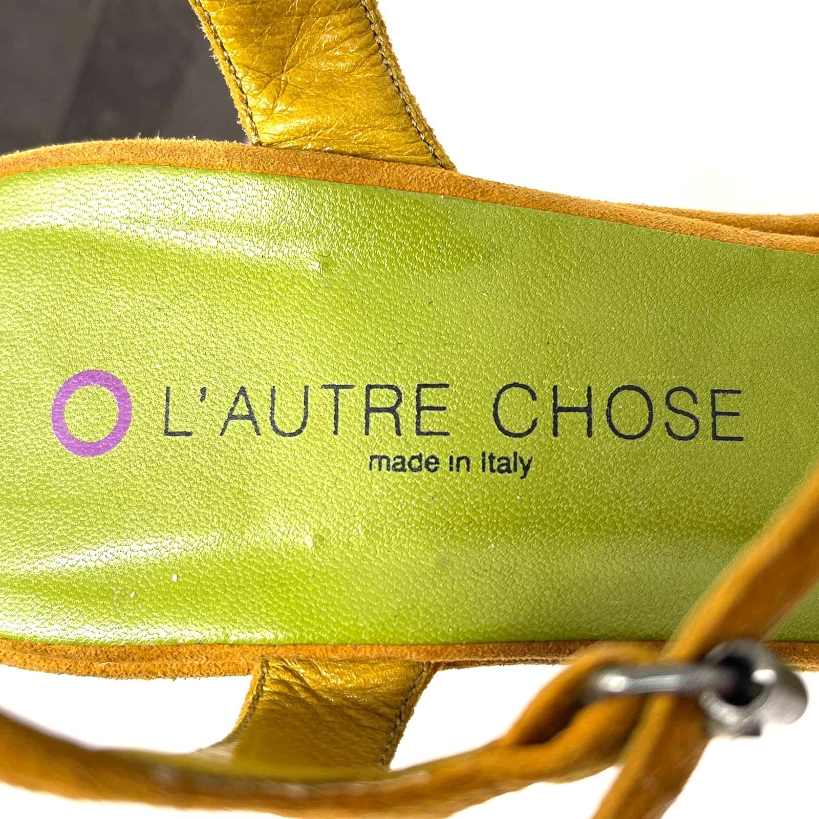 Other L'Autre Chose Suede Platform Wedge Sandals Size EU 38.5 US 8 Size US 8 / IT 38 - 8 Thumbnail