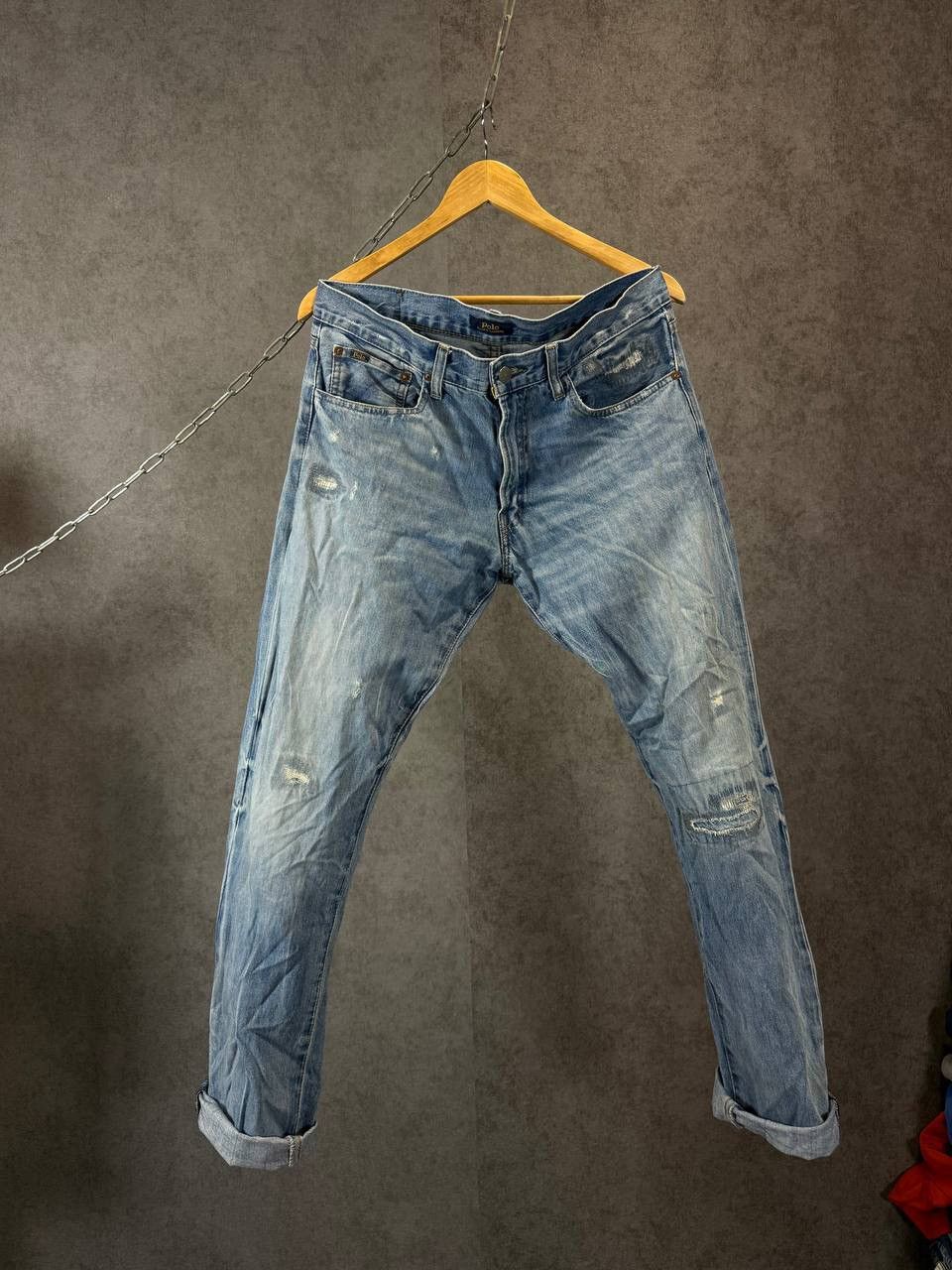 Polo Ralph Lauren Polo Ralph Lauren designer distressed jeans Size US 32 / EU 48 - 1 Thumbnail