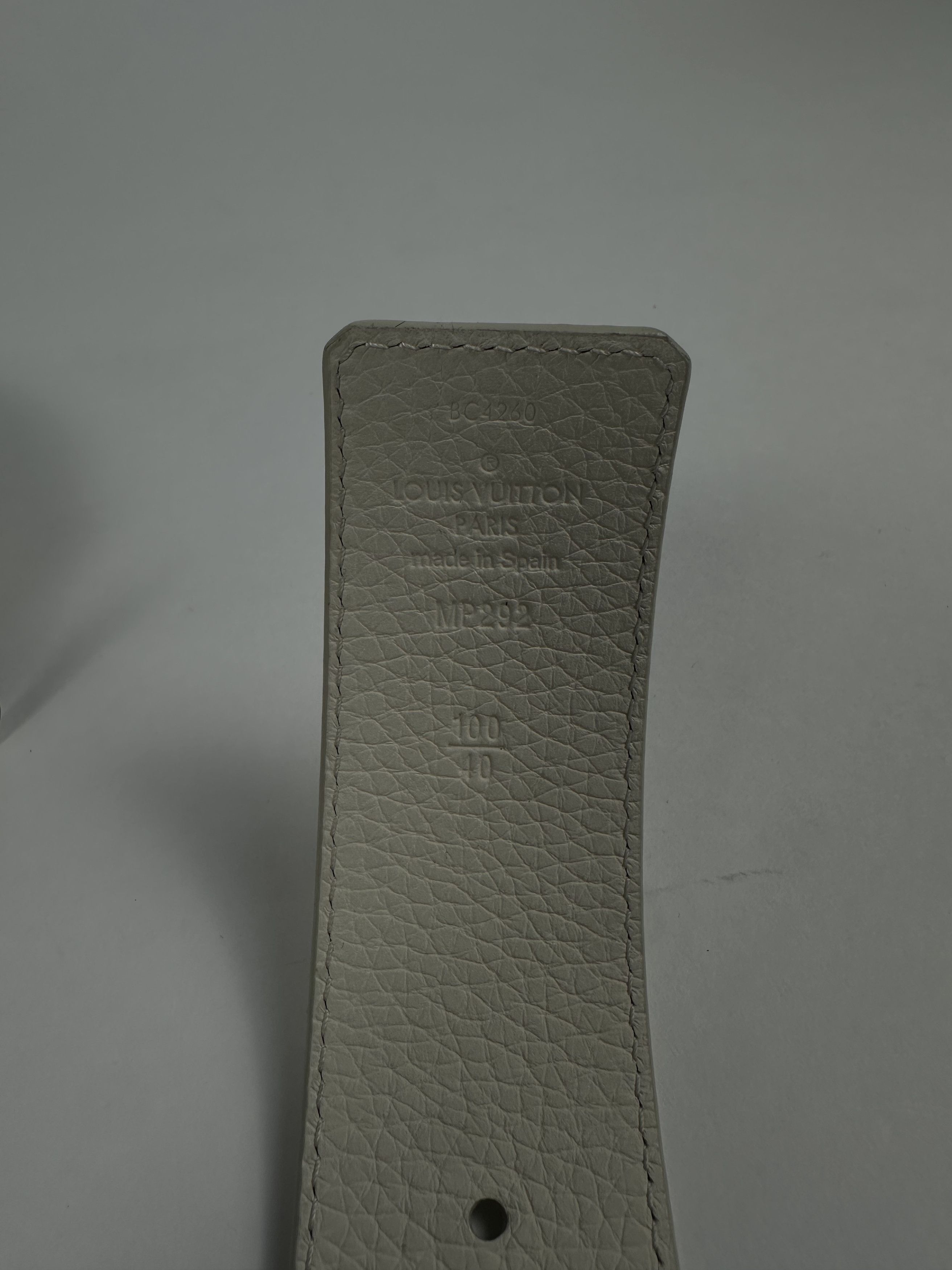 Louis Vuitton Virgil LV White Belt Size ONE SIZE - 6 Thumbnail