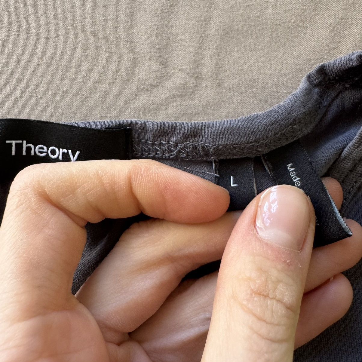 Theory Theory Essential Short-Sleeve Cotton T-Shirt Size US L / EU 52-54 / 3 - 4 Thumbnail
