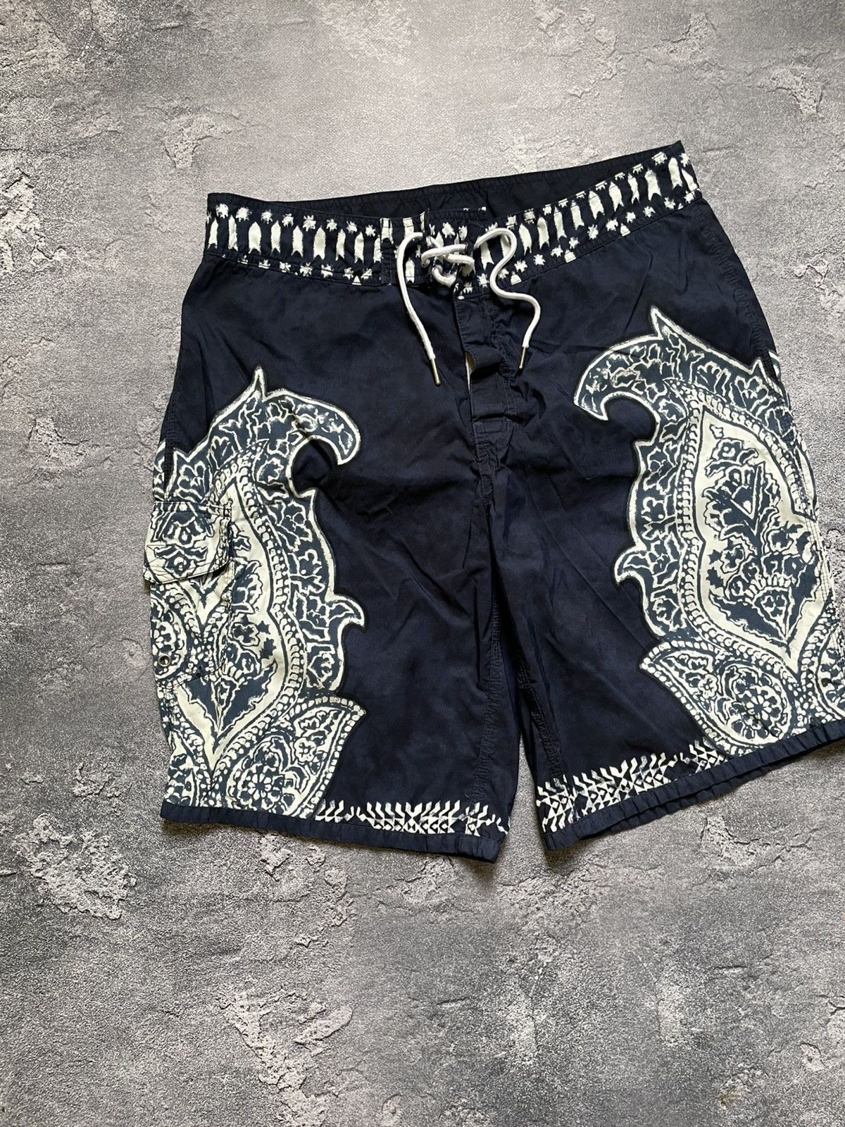 Polo Ralph Lauren × Vintage Polo Ralph Lauren Vintage Mens Nylon Shorts Size L/34 Size US 34 / EU 50 - 2 Thumbnail