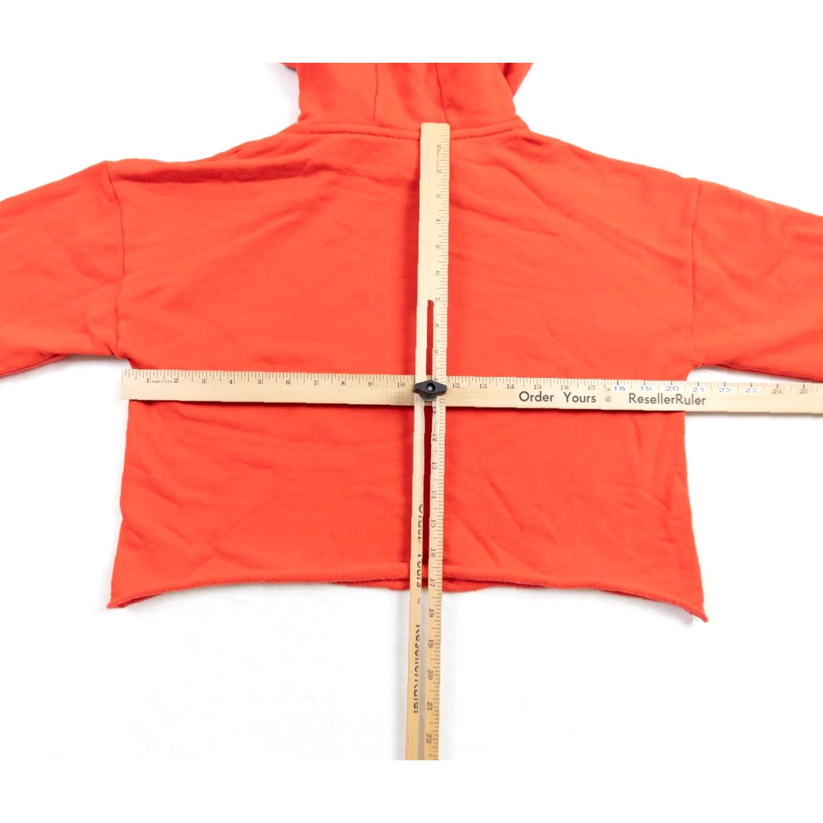 P.E Nation P.E Nation Women's Cropped Hoodie Small Red Fleece Pullover Casual Long Sleeve Hooded Size S / US 4 / IT 40 - 7 Thumbnail
