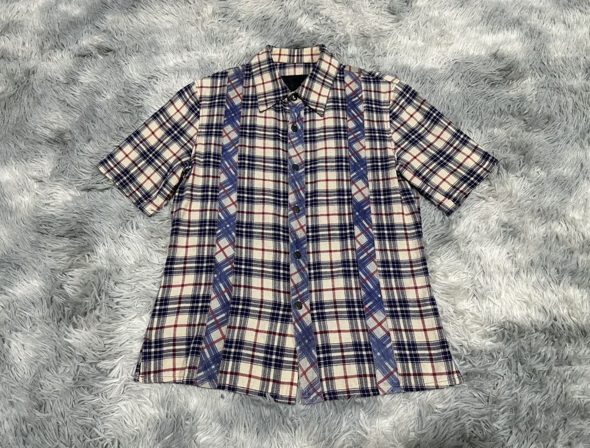 Isamu Katayama Backlash 🔥Y2K Archived Isamu Katayama Backlash Flannel Shirt Ss Size US M / EU 48-50 / 2 - 3 Thumbnail