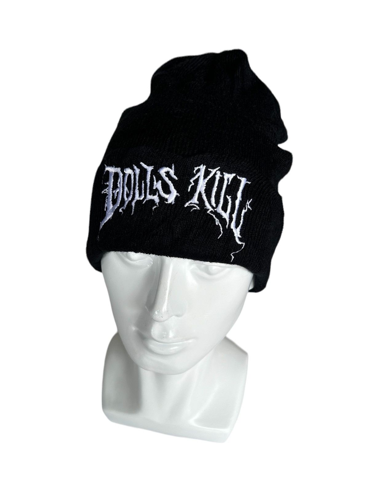 14th Addiction × Japanese Brand Punk Bondage style Dolls Kill Beanie Hats Size ONE SIZE - 2 Thumbnail