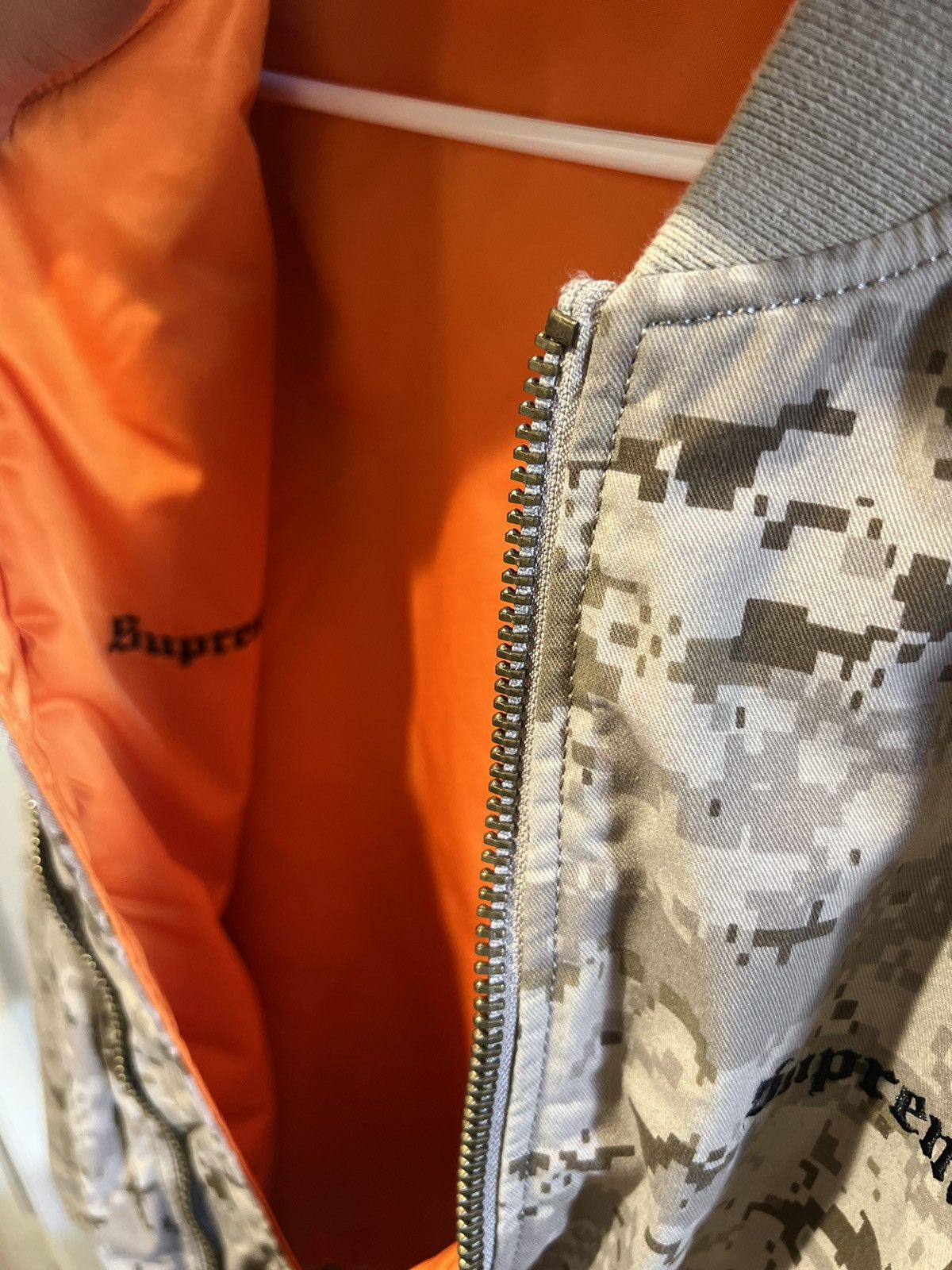 Supreme Digi Camo Reversible MA-1 Jacket
