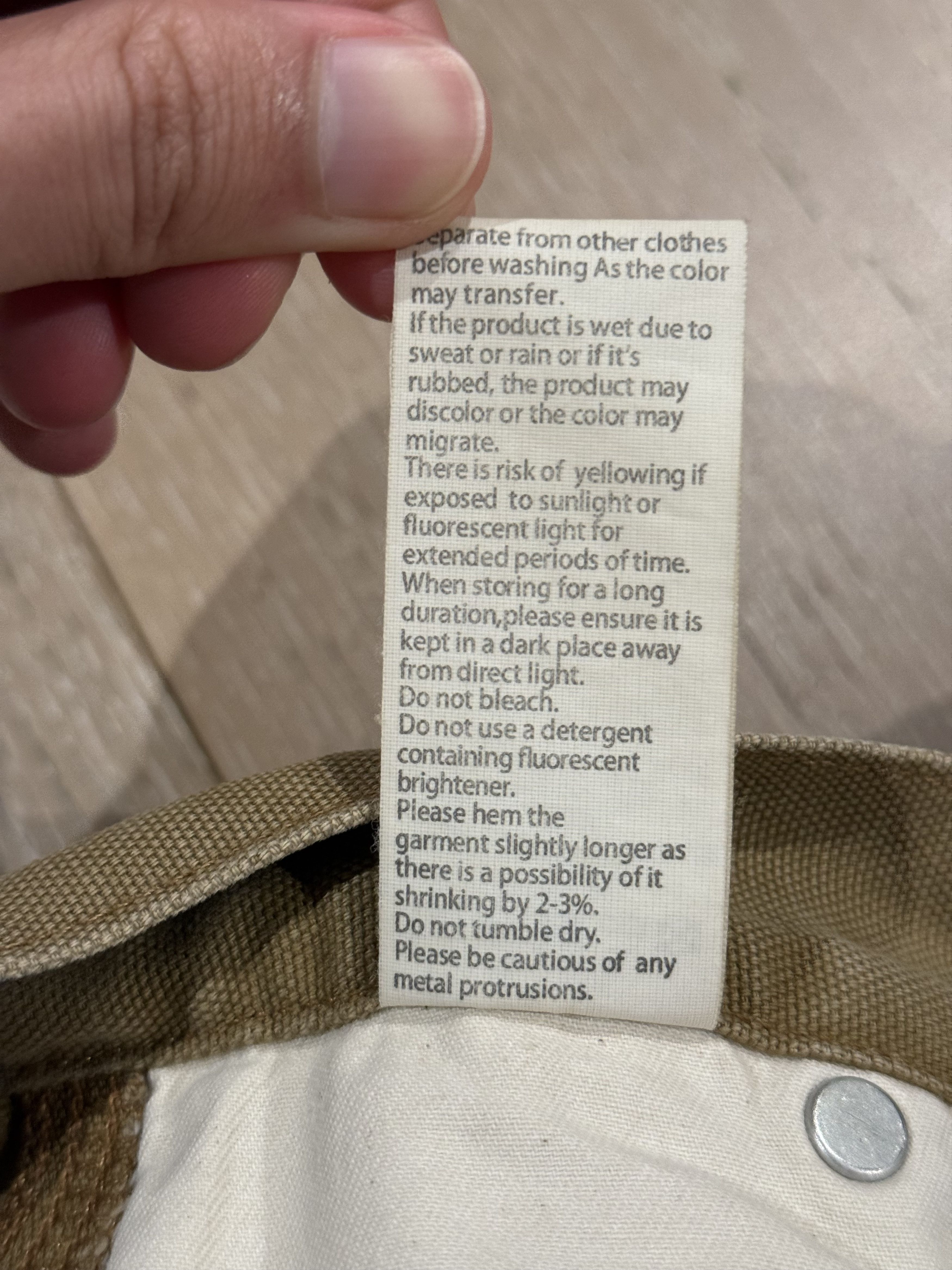 Orslow 💚 Orslow Dad's Fit Painter Pants Brown Size 3 NEW Size US 33 - 21 Thumbnail