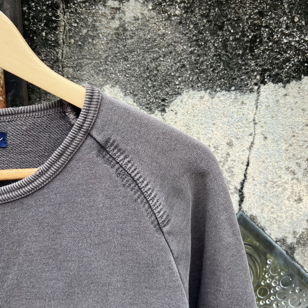 Japanese Brand “RETRO ENGINE” CREWNECK DISTRESSED STITCHING Size US L / EU 52-54 / 3 - 4 Thumbnail