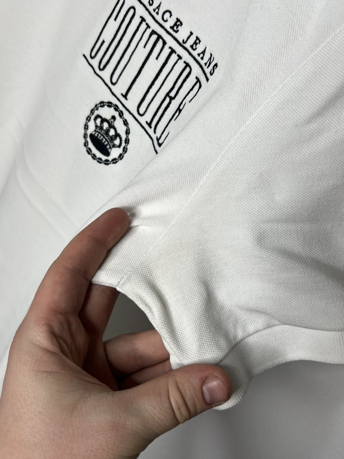 Versace Versace Jeans Couture Big Logo Luxury Polo Shirt Tee Size US XL / EU 56 / 4 - 7 Thumbnail