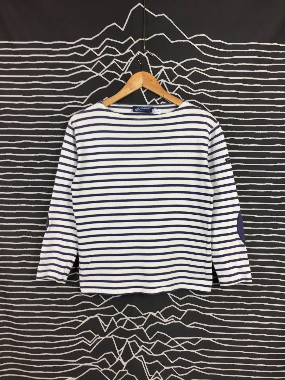 Saint James Vtg Saint James Depuis 1889 Stripe Longsleeve Tee Size US S / EU 44-46 / 1 - 1 Thumbnail