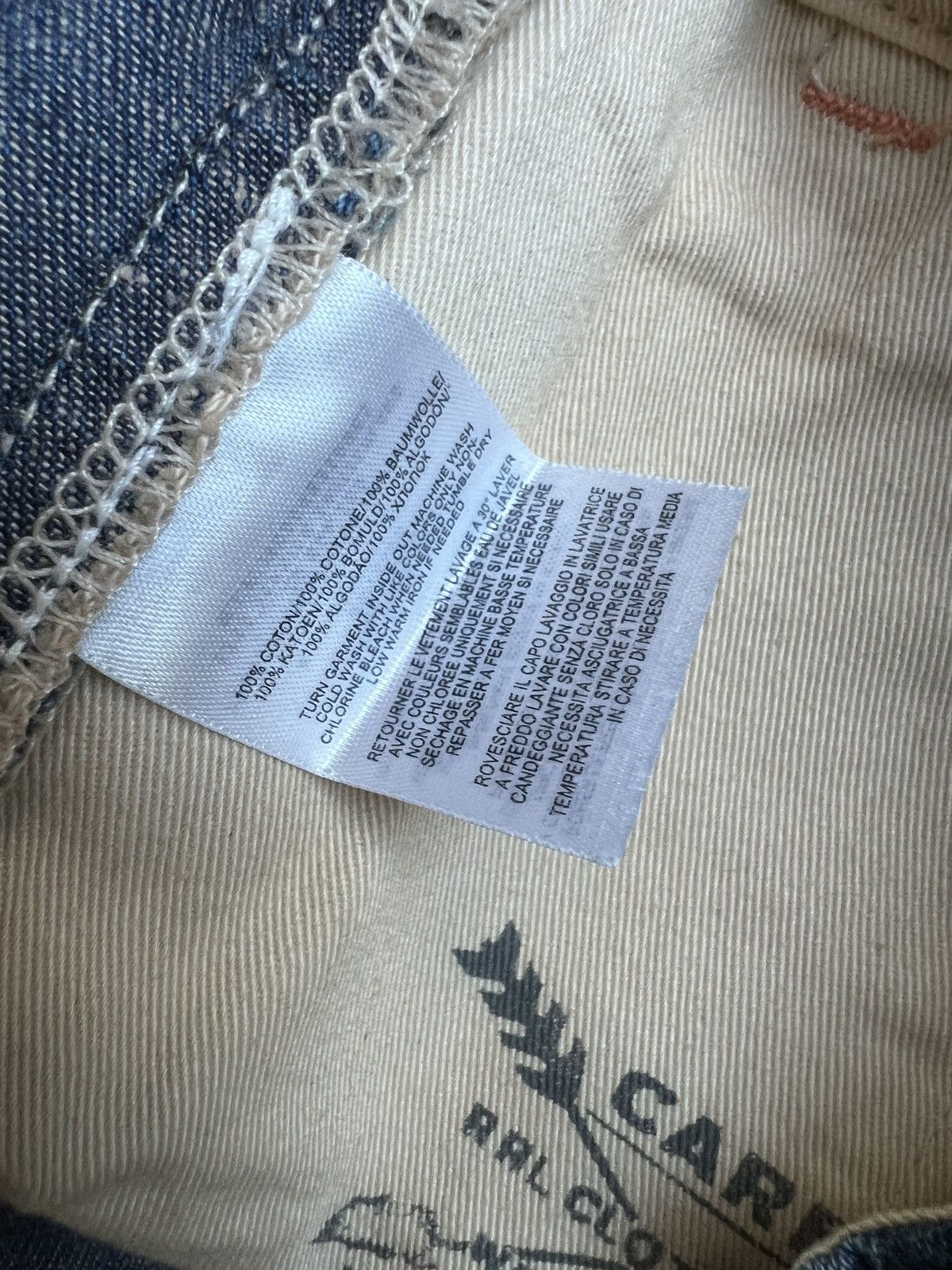 RRL Ralph Lauren RRL Double RL Denim Hunting Jeans Size US 32 / EU 48 - 14 Thumbnail