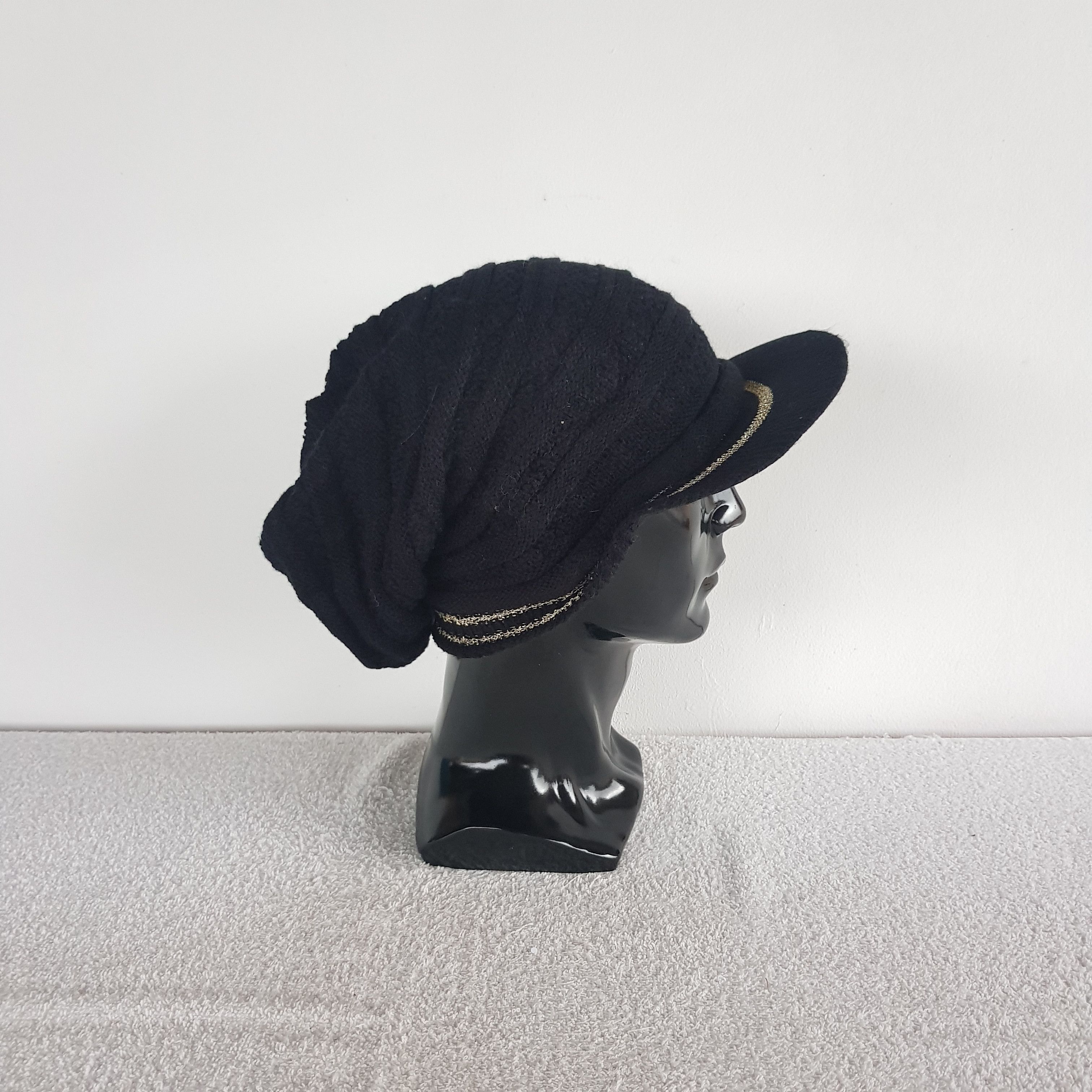 Champion Vintage Y2K Champion Beanie Aran Isle Cable Knit Caps Hats. Size ONE SIZE - 3 Thumbnail