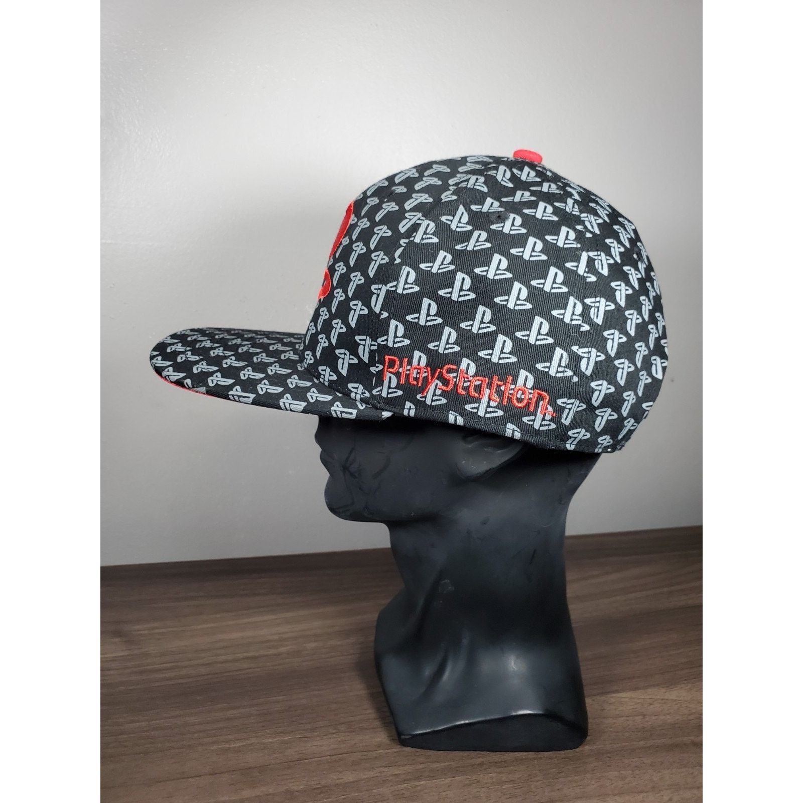 Playstation PlayStation Logo All Over Print Snapback Cap Think Geek Hat Size ONE SIZE - 4 Thumbnail
