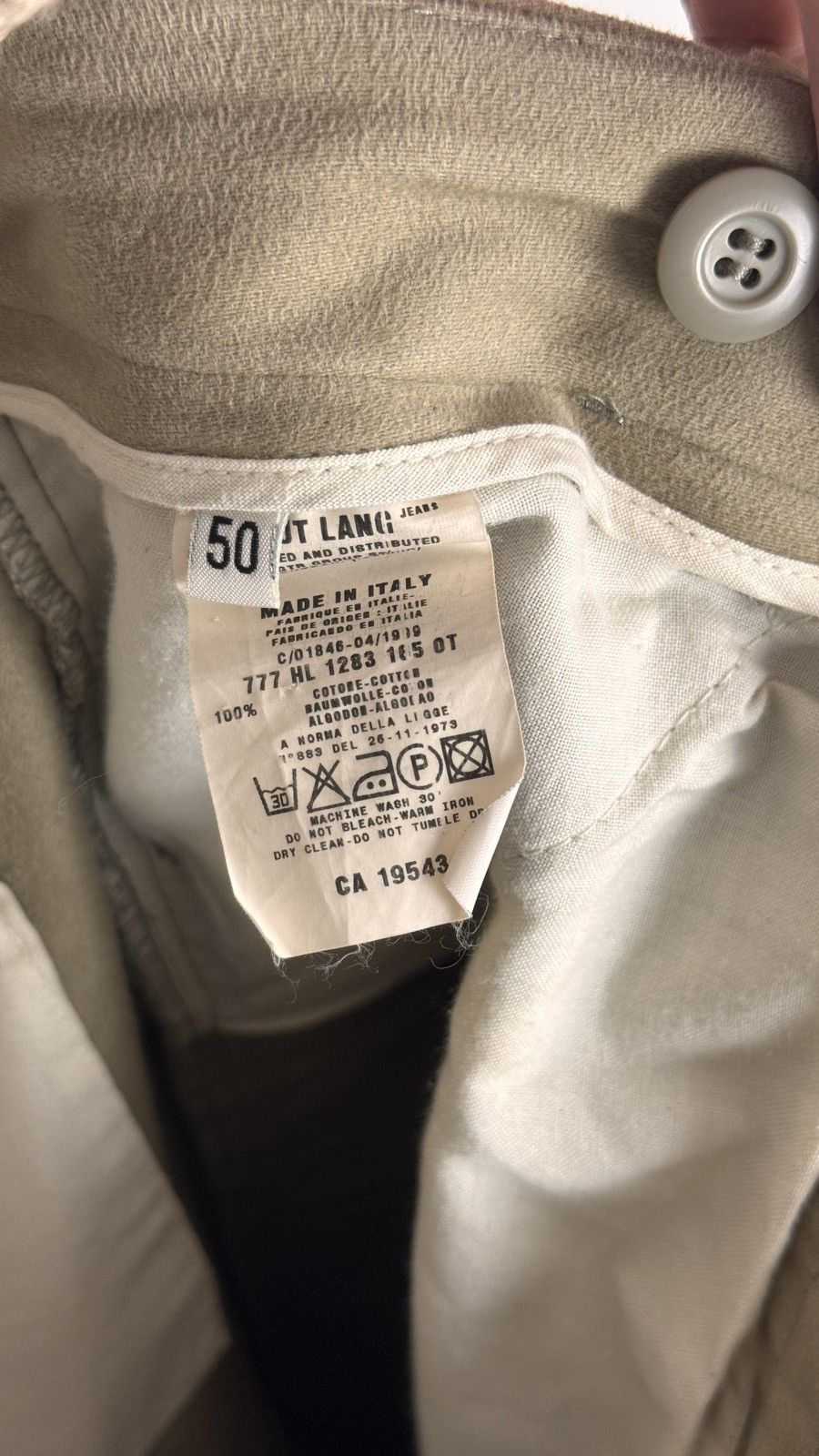 Helmut Lang Helmut Lang Archive Moto Pants 1999 — Size 50 Size US 34 / EU 50 - 5 Thumbnail