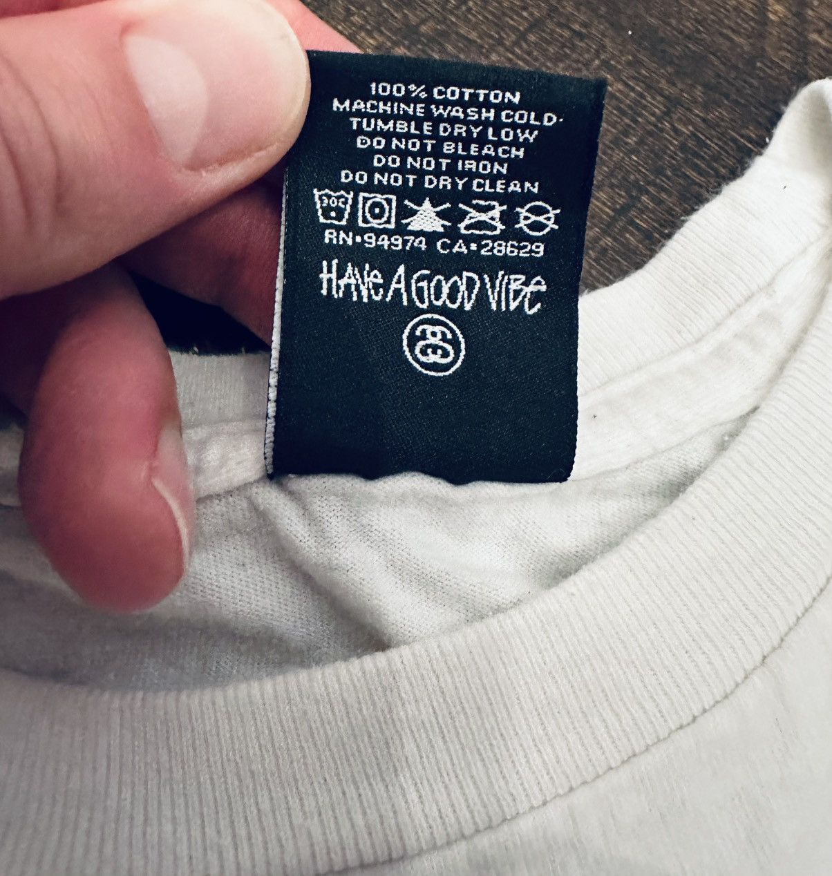 Stussy Stussy Upside Down Men’s T-Shirt-Size Medium Size US M / EU 48-50 / 2 - 5 Thumbnail
