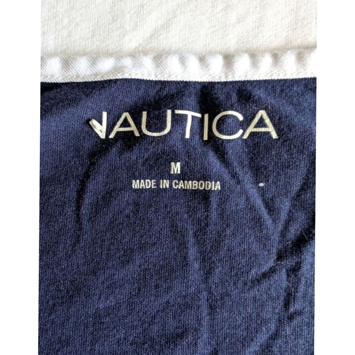 Nautica Nautica Tank Top Navy Blue Contrast Trim Pocket Sleeveless M Womens Casual Beach Classic Size M / US 6-8 / IT 42-44 - 5 Thumbnail