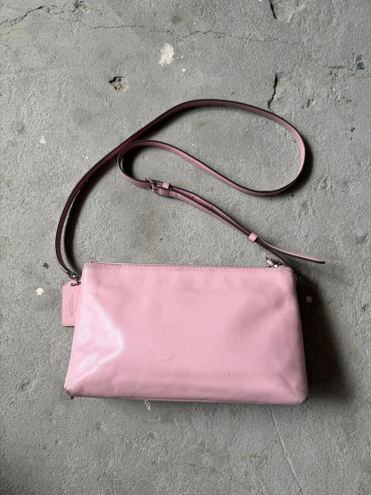 Coach Coach Leather Crossbody Bag Pink Size ONE SIZE - 4 Thumbnail