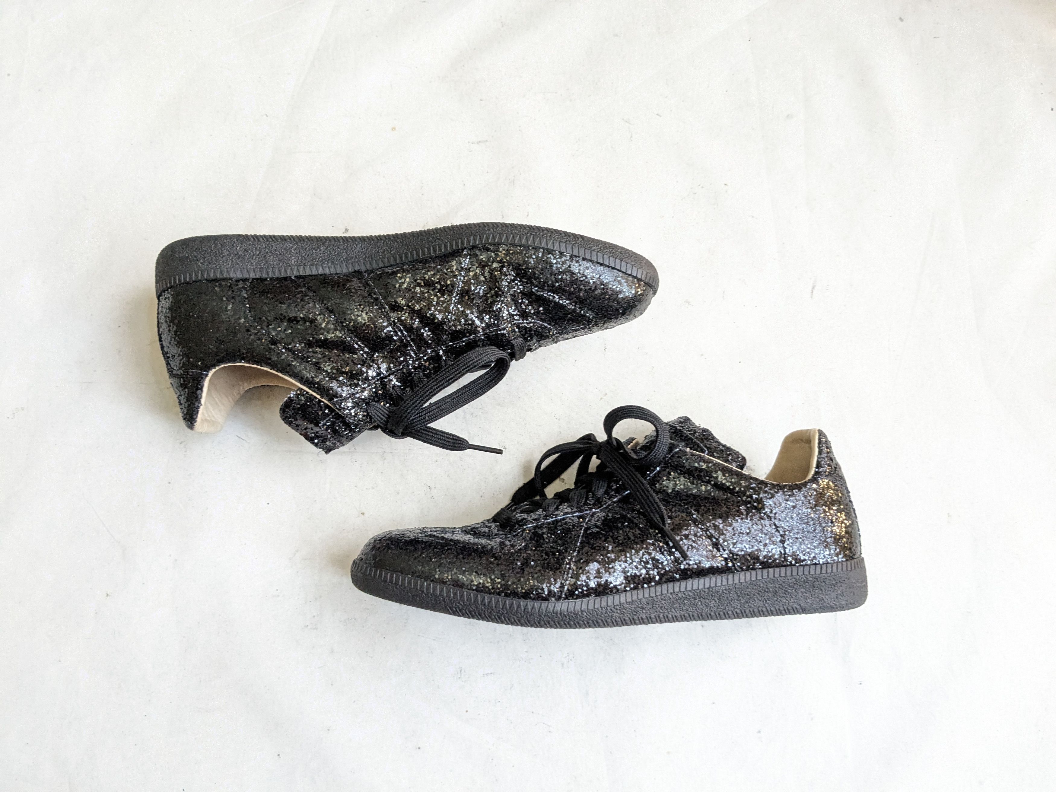 Maison Margiela Maison Margiela GAT Replica Black Glitter 10 43 Size US 10 / EU 43 - 4 Thumbnail