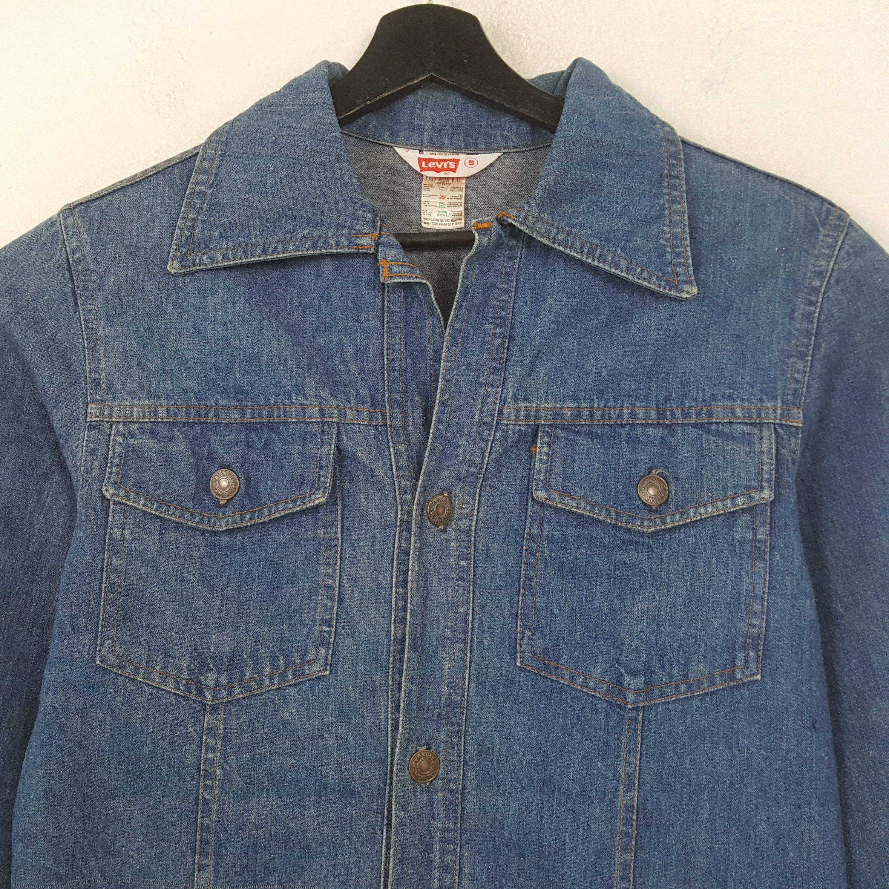 Levi's Levis Pocket Fashion Design Style Shirt RR8 Size S / US 4 / IT 40 - 2 Thumbnail