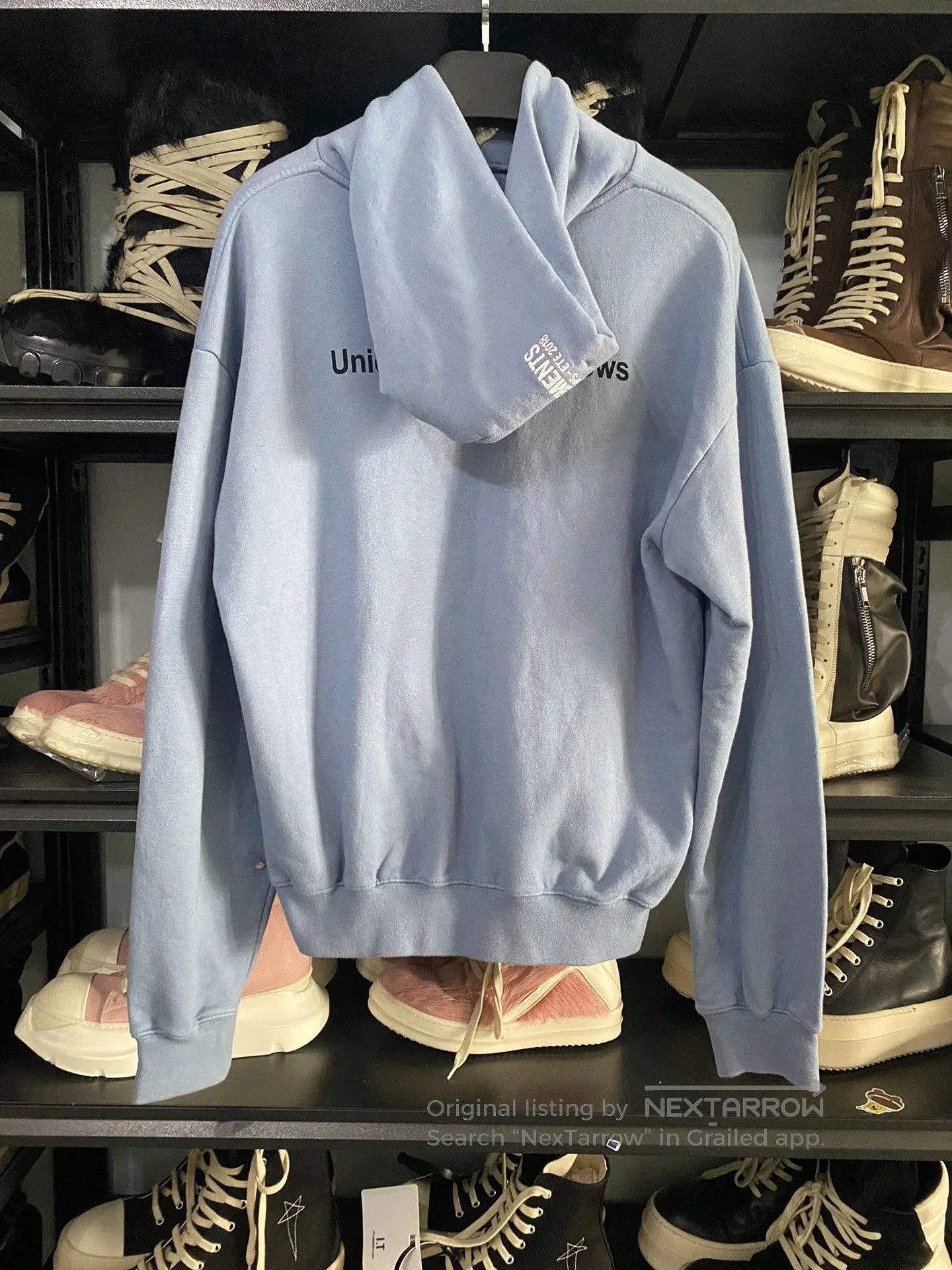 Vetements vetements blue unicorn unisex hoodie. Size US XS / EU 42 / 0 - 3 Thumbnail