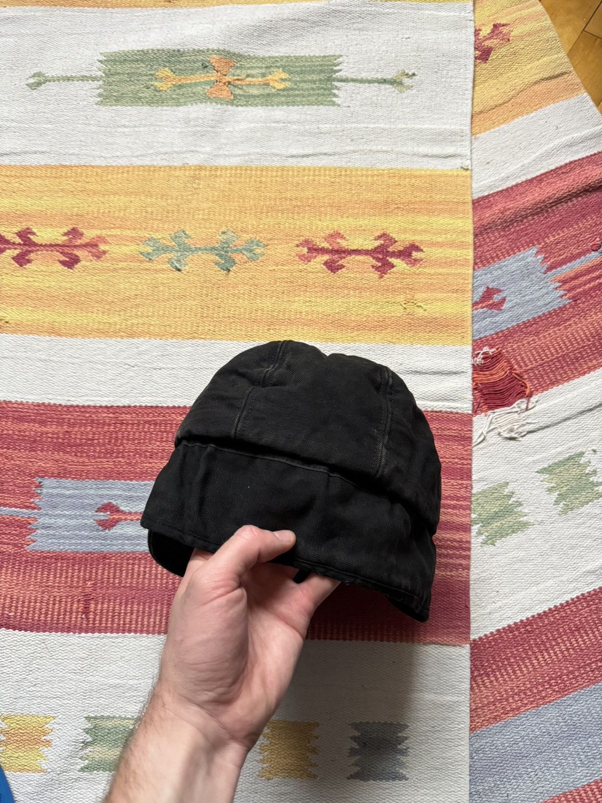 Carhartt Vintage 90’s Carhartt Made In USA Faded Work Insulation Hat Size ONE SIZE - 5 Thumbnail