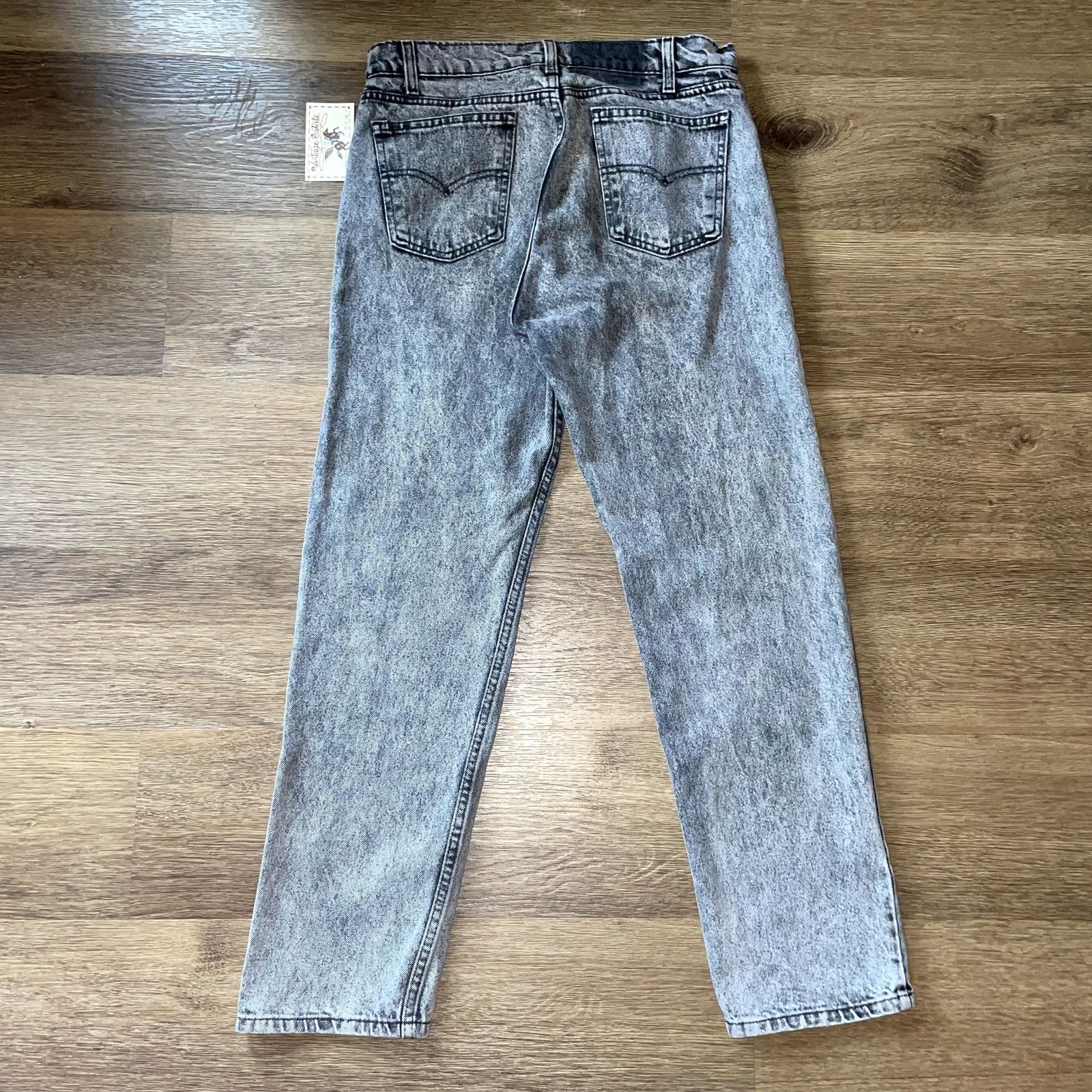 Levi's 80's Acid Wash Black Levi's Size US 33 - 2 Thumbnail