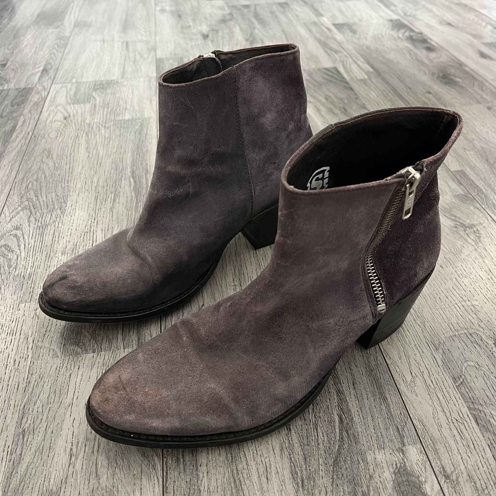 Sendra Sendra Suede Ankle Leather Boots Made in Spain Size US 8.5 / IT 38.5 - 3 Thumbnail