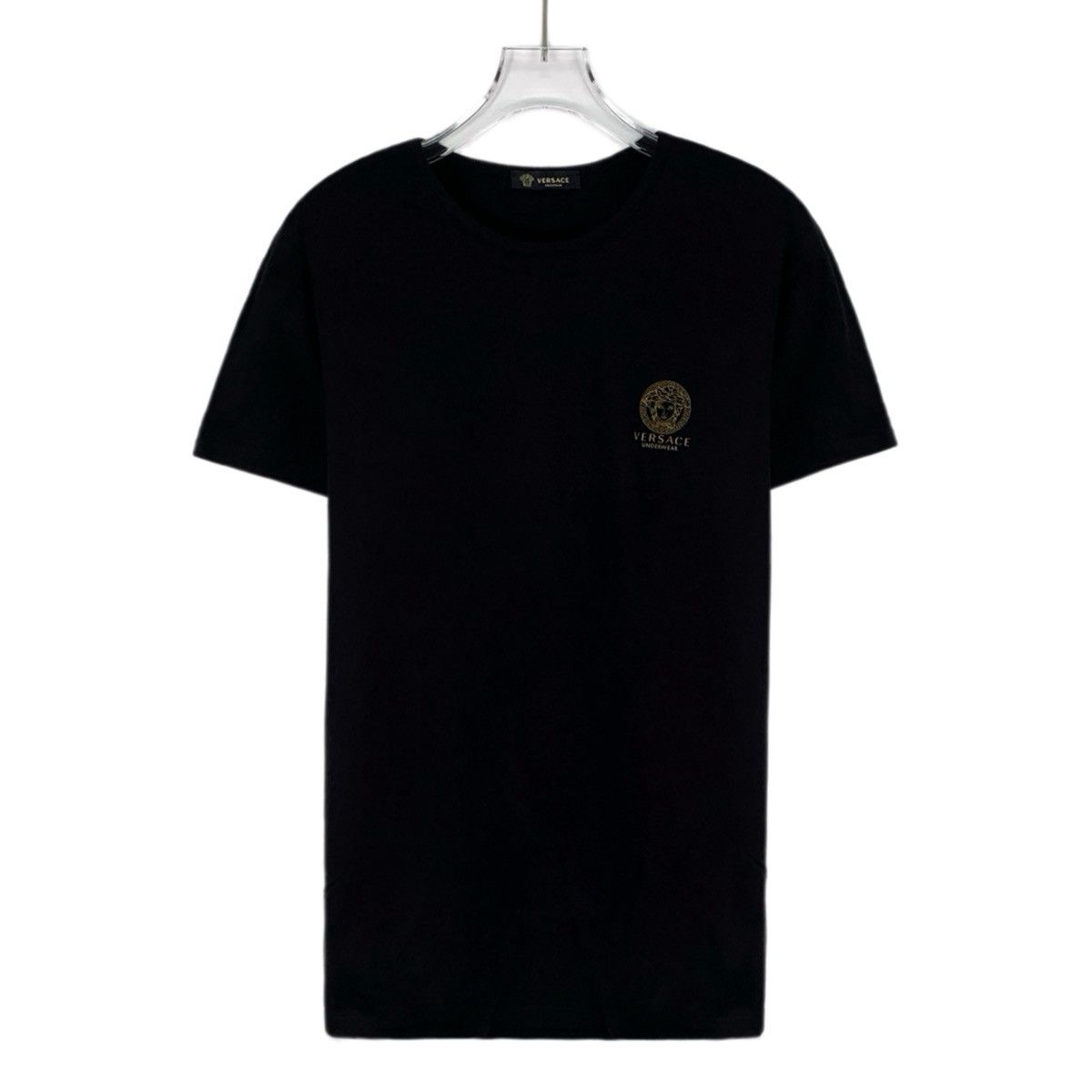Versace Versace Black Medusa Head Print Crew Neck T-shirt K26WX Size US L / EU 52-54 / 3 - 1 Thumbnail