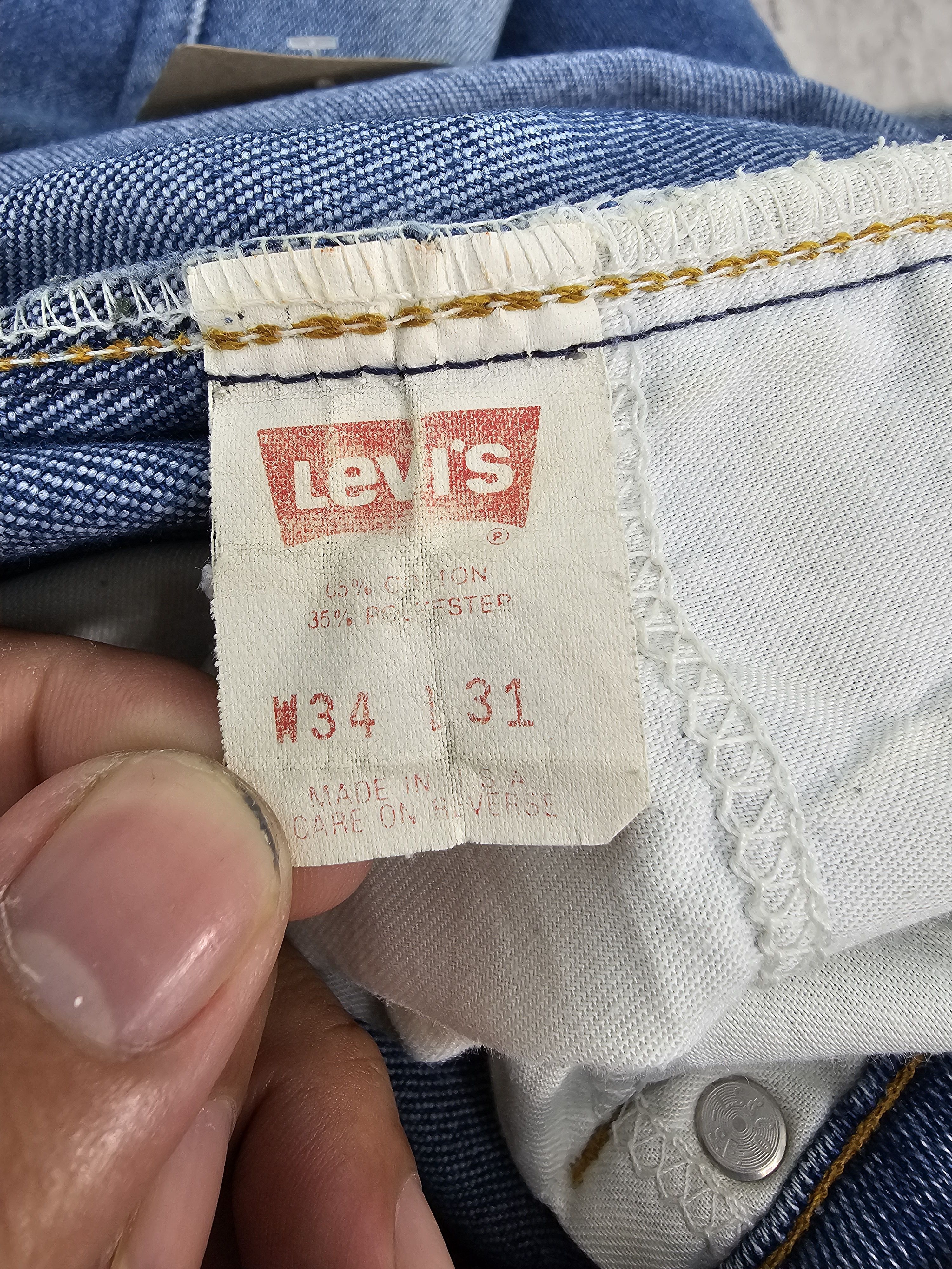Levi's Vintage LEVIS 517 Ripped Bootcut Flare Strech Jeans L0447 Size US 34 / EU 50 - 16 Thumbnail