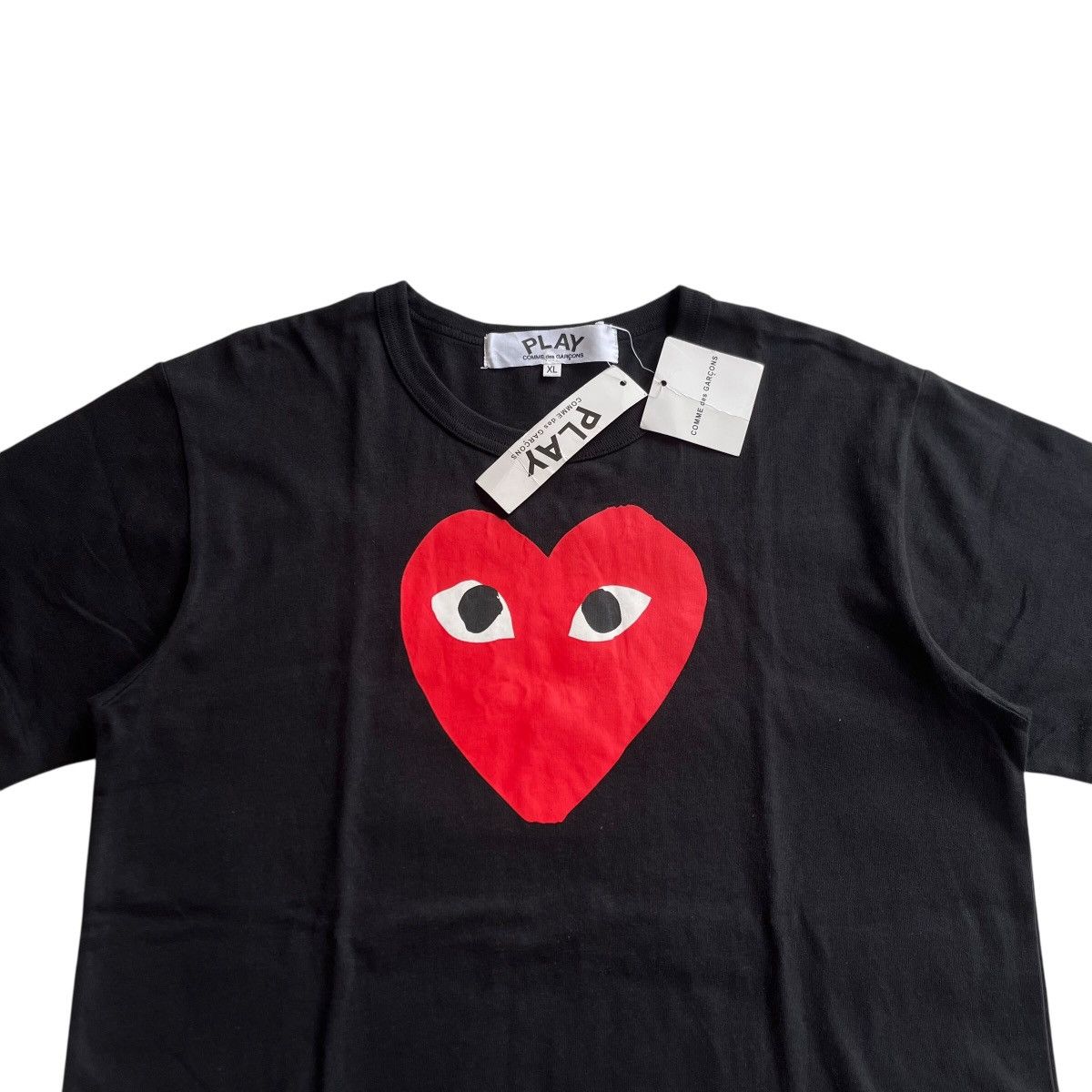 Comme des Garcons PLAY Play CDG Big Logo Tee Size US M / EU 48-50 / 2 - 2 Thumbnail