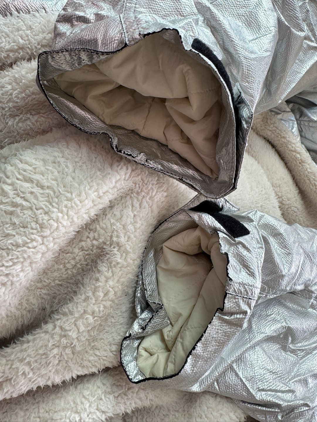 Fear of God × Nike Nike x Fear Of God Parka Jacket Metalic Silver Coat Bomber Size US L / EU 52-54 / 3 - 10 Thumbnail