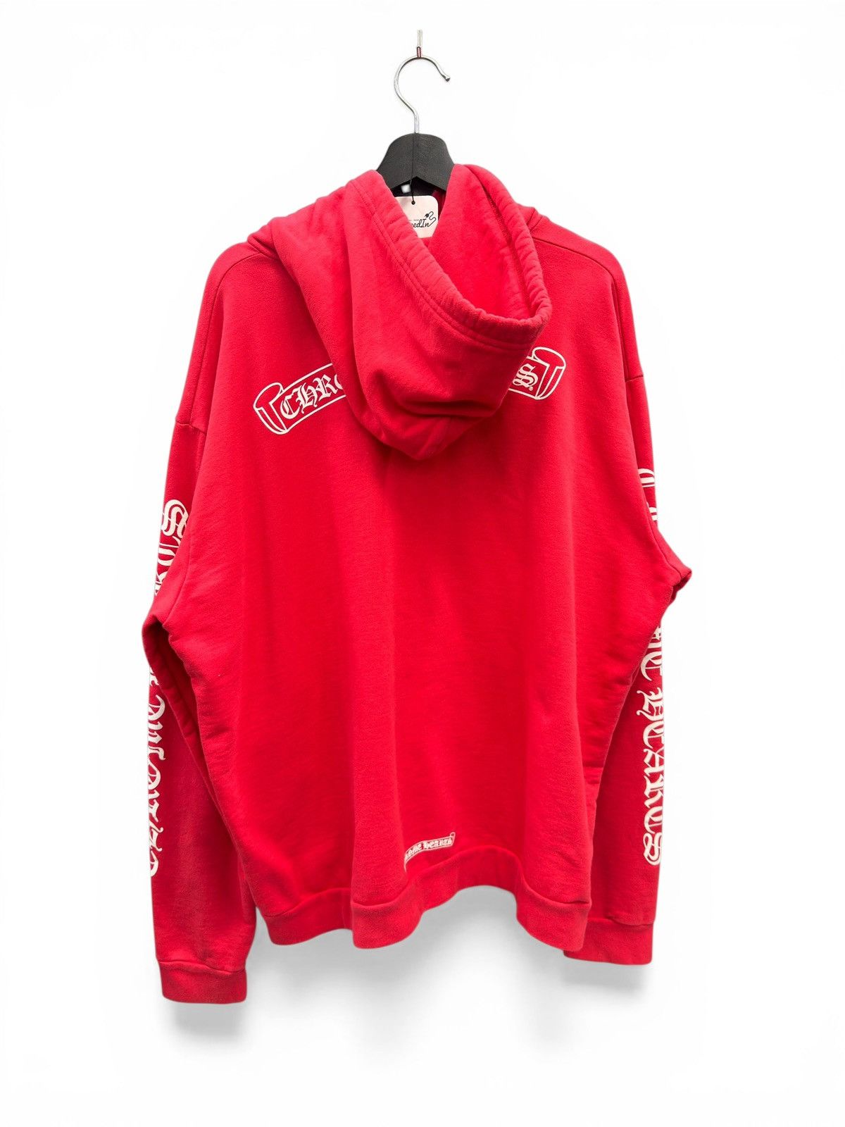 Chrome Hearts Chrome Hearts Red Scroll Pullover Hoodie Size US XL / EU 56 / 4 - 9 Thumbnail