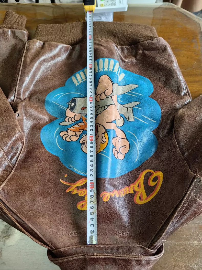 The Real McCoy's The Real McCoys A2 a2 Leather Jacket Size US XS / EU 42 / 0 - 6 Thumbnail