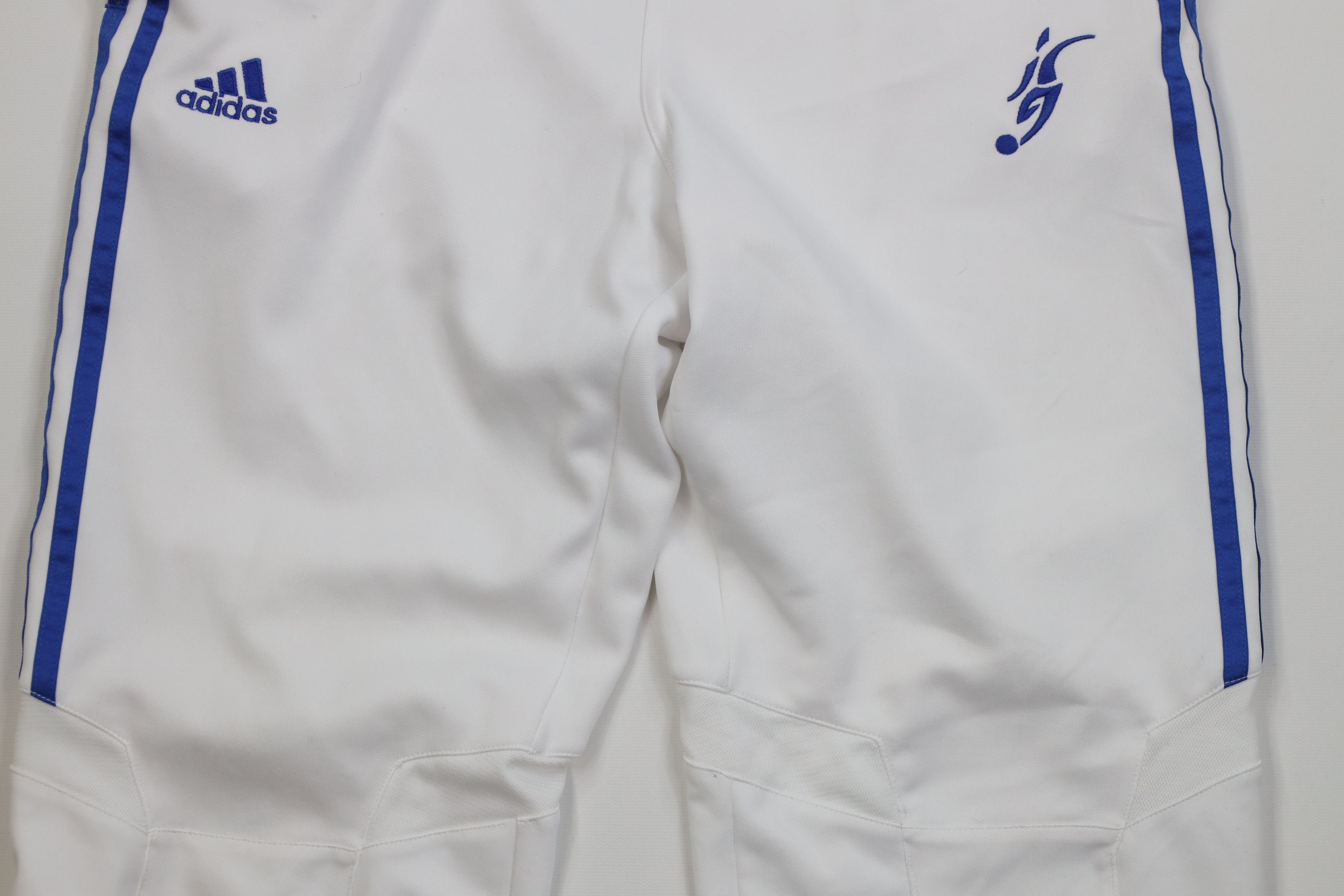 Adidas Vintage Y2K 2004 Adidas Warm Up Tapered Leg Pants White Size US 32 / EU 48 - 3 Thumbnail