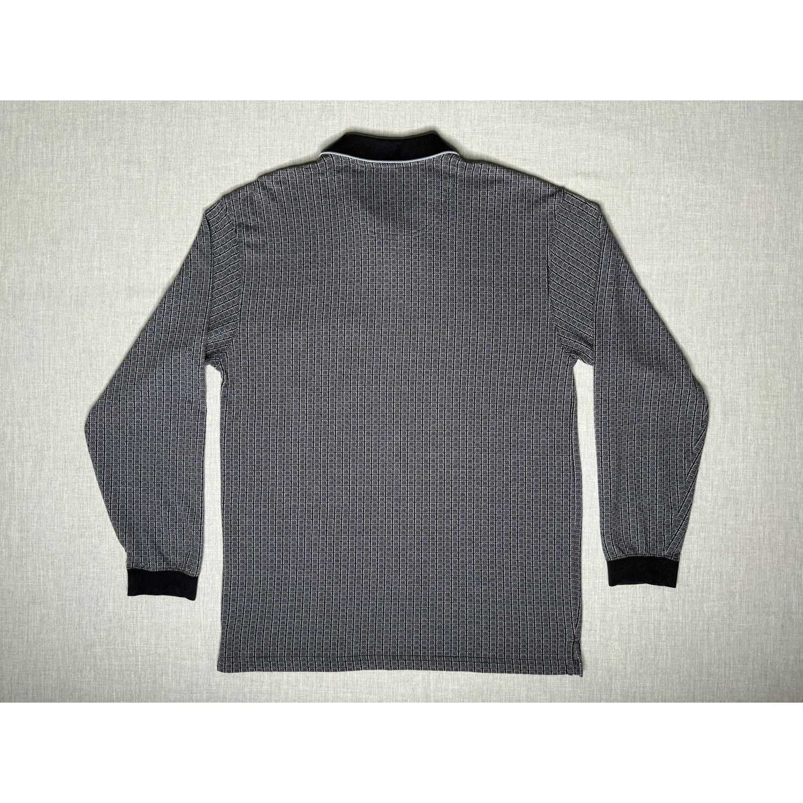 Van Heusen × Vintage Vintage Van Heusen Long Sleeve Polo Shirt Large Size US L / EU 52-54 / 3 - 2 Thumbnail