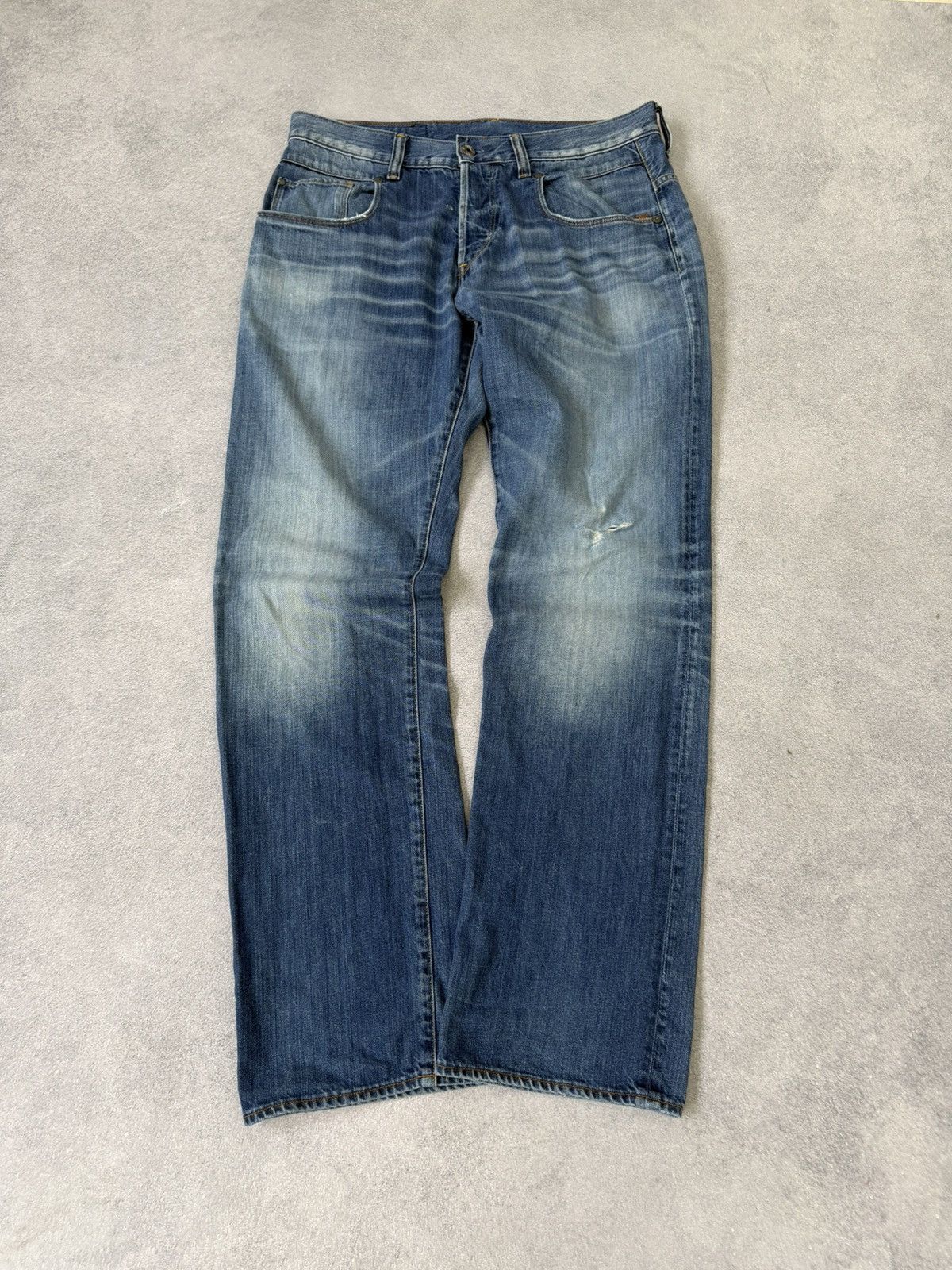 G-Star Vintage 00s Washed G-Star Diesel Hedi Slimane Style Jeans Size US 33 - 6 Thumbnail
