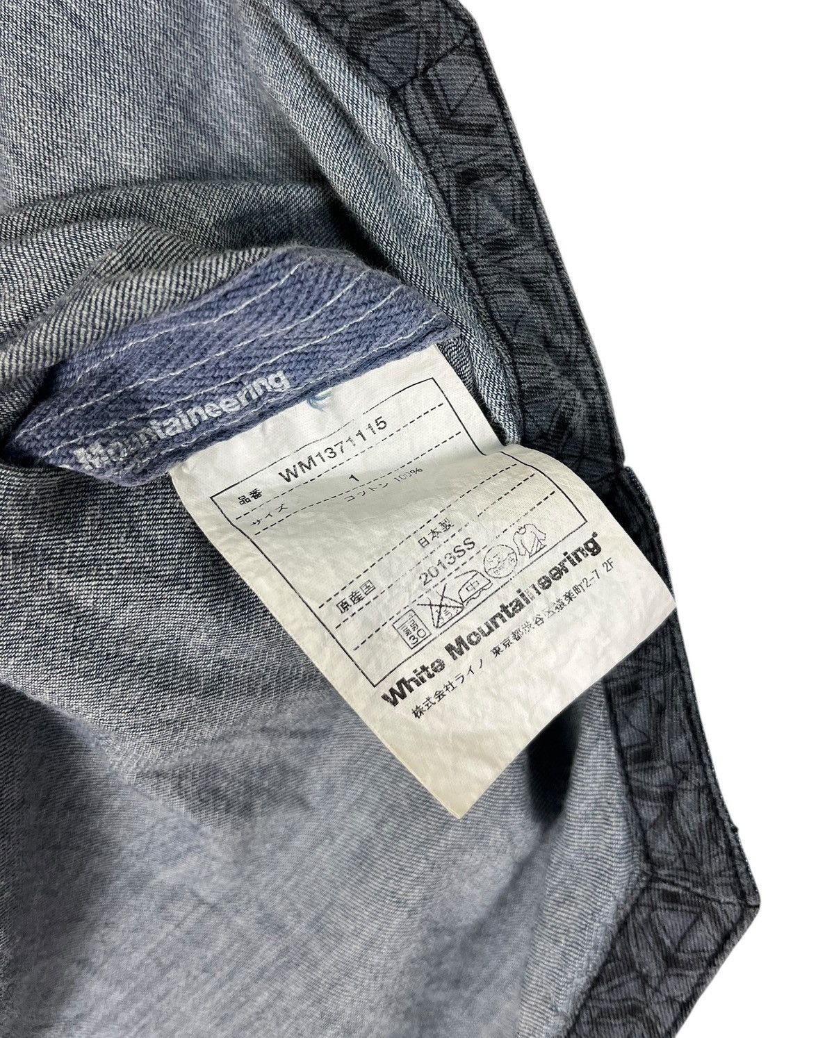 White Mountaineering White Mountaineering Blue Snap Button Denim Shirt Size US M / EU 48-50 / 2 - 11 Thumbnail