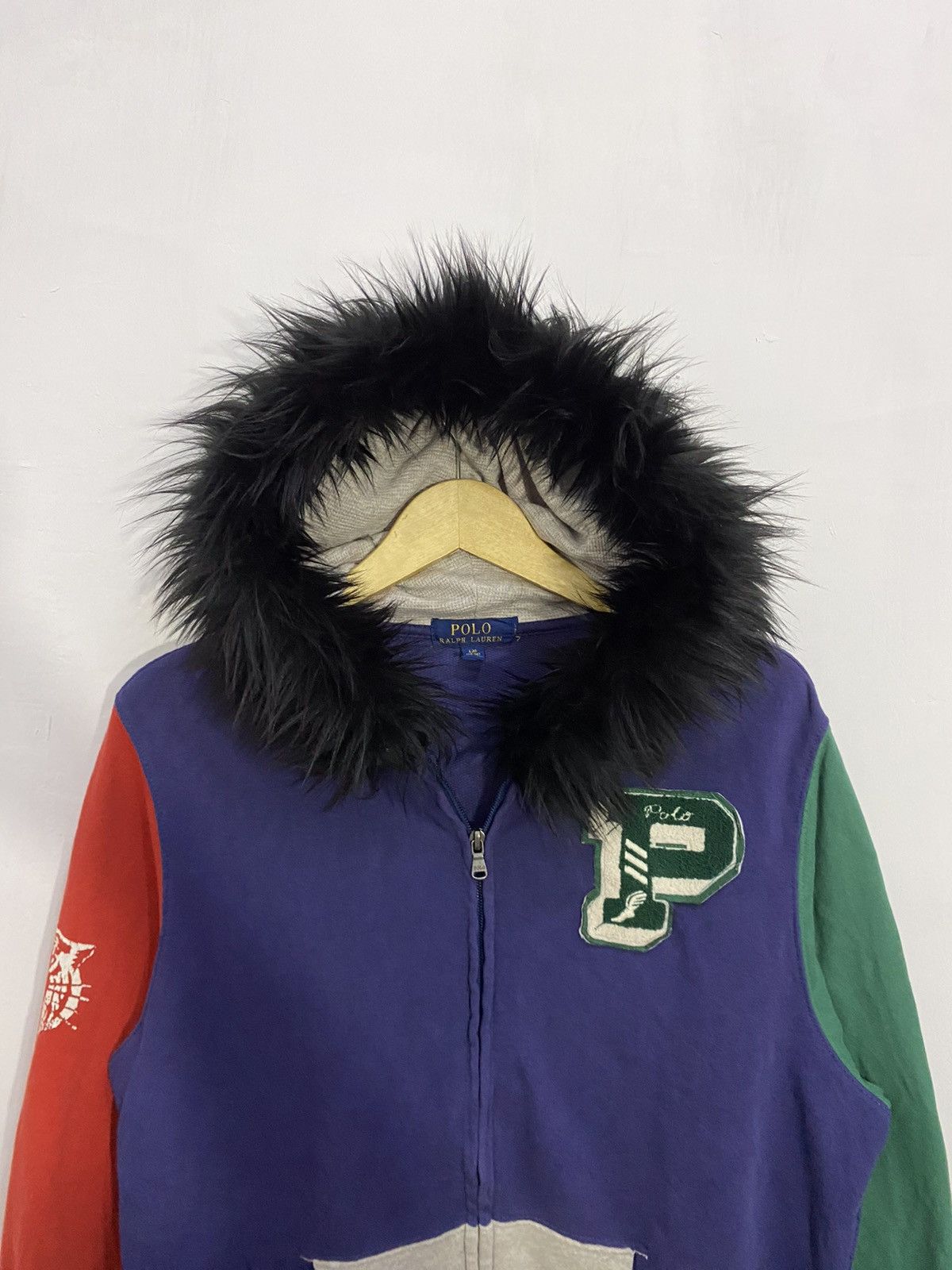 Polo Ralph Lauren Polo Ralph Lauren Fur Zipper Hoodie LGB Style Size US M / EU 48-50 / 2 - 3 Thumbnail