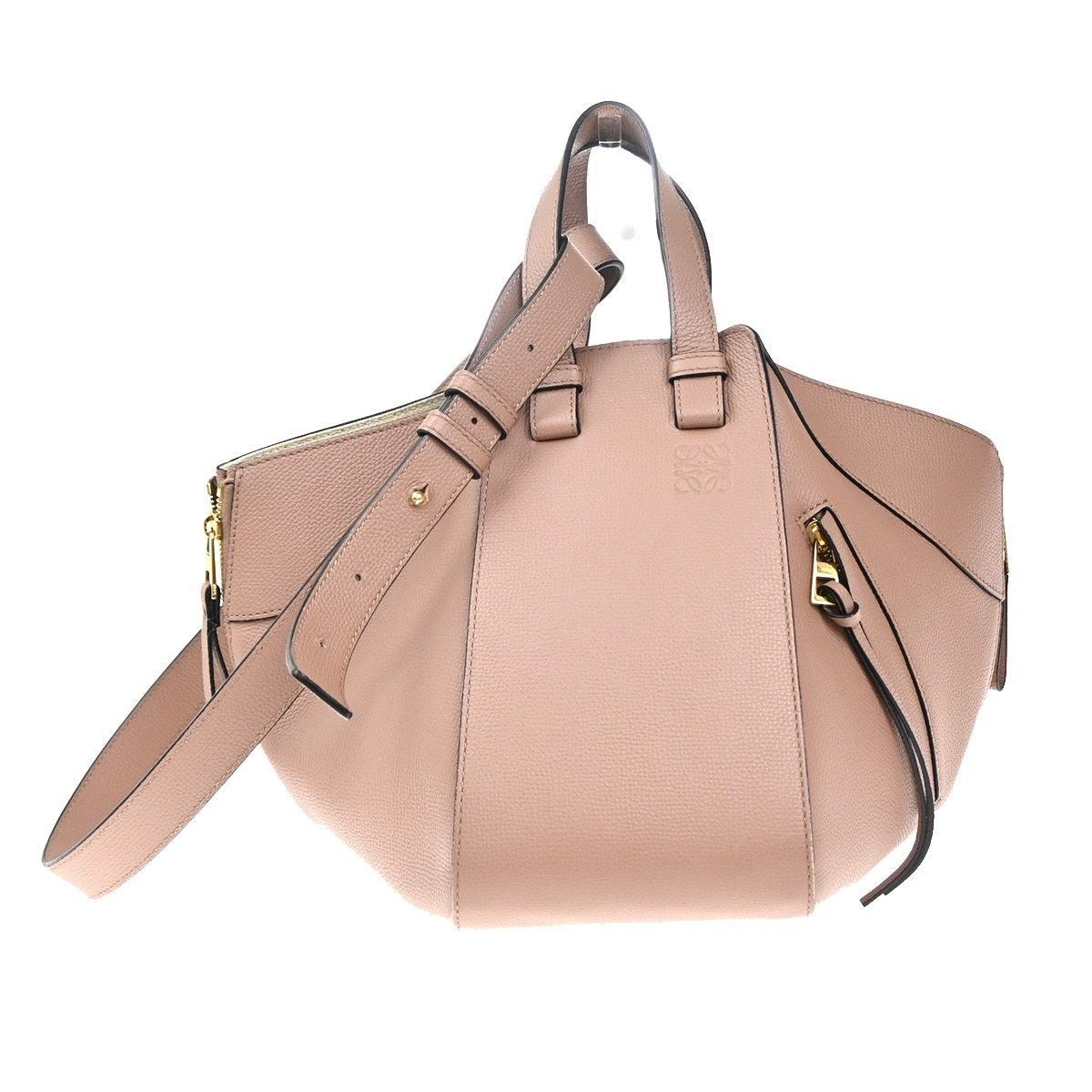 Loewe Loewe Leather Hammock Bag Beige Size ONE SIZE - 1 Thumbnail